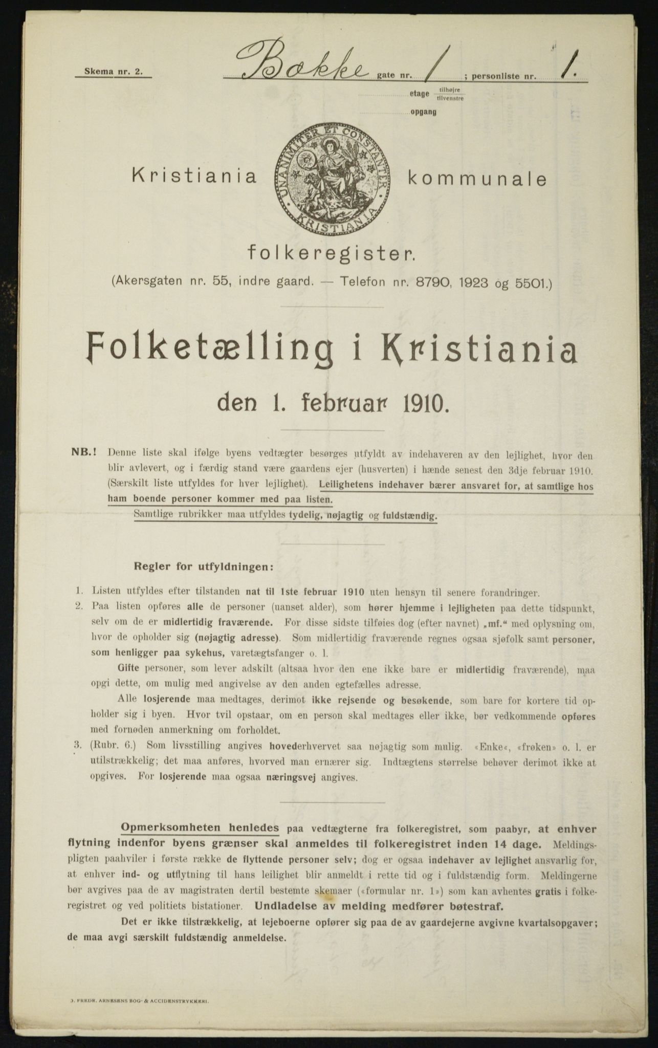 OBA, Municipal Census 1910 for Kristiania, 1910, p. 10569