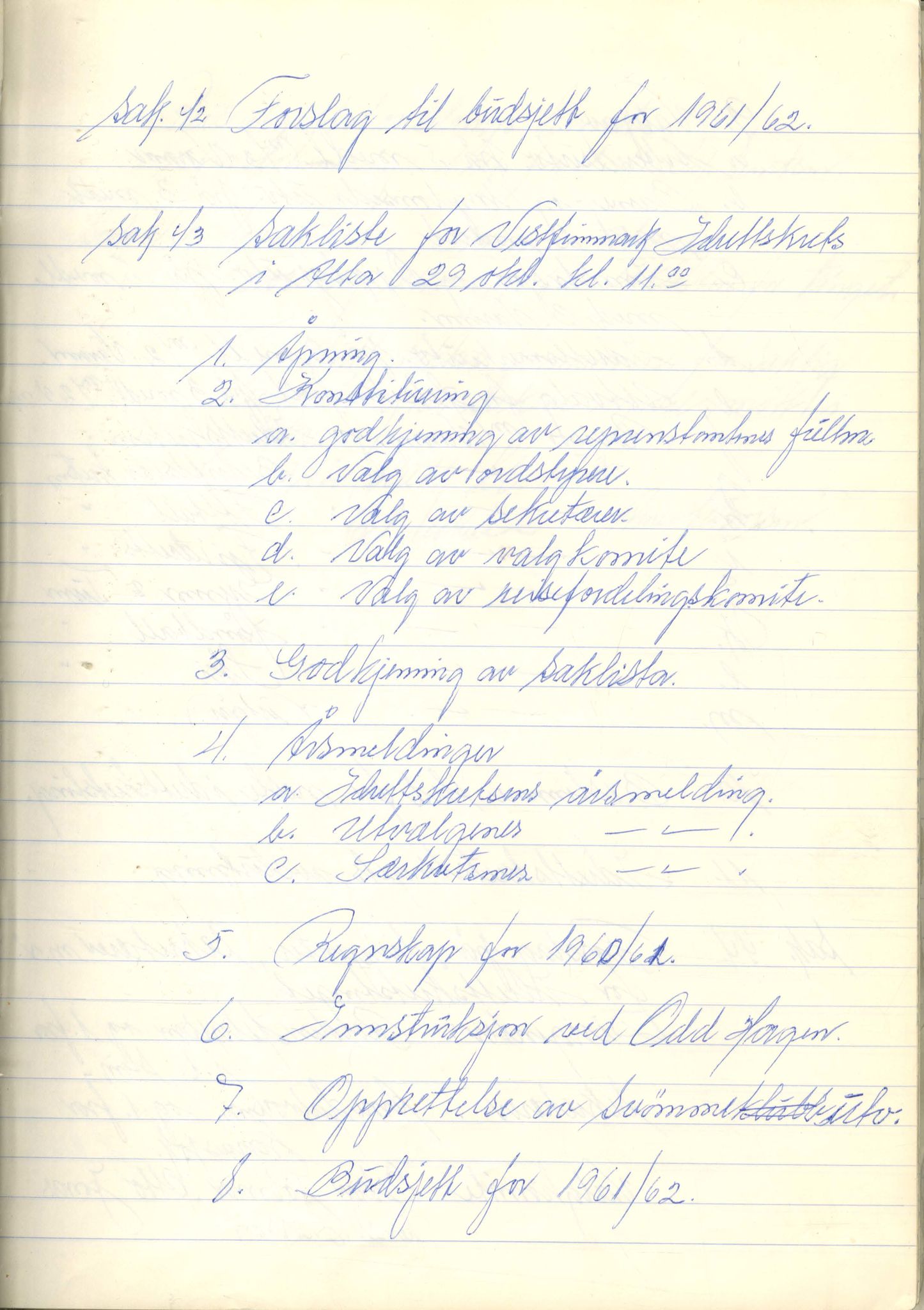 Vest-Finnmark Idrettskrets, FMFB/A-1042/A/Aa/L0003: Møteprotokoll for styre, kretsting og arbeidsutvalg, 1961-1971, p. 12