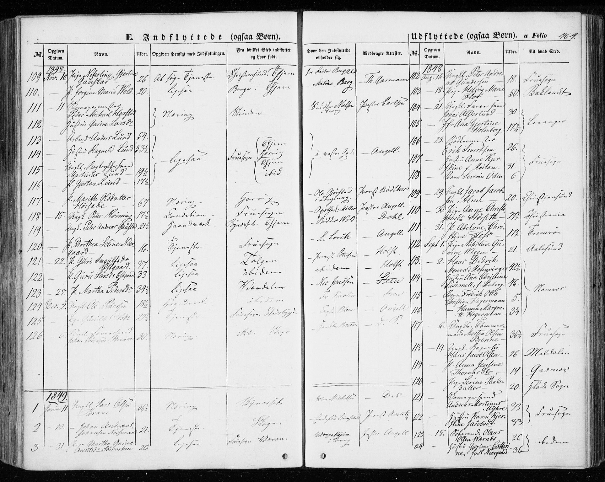 Ministerialprotokoller, klokkerbøker og fødselsregistre - Sør-Trøndelag, SAT/A-1456/601/L0051: Parish register (official) no. 601A19, 1848-1857, p. 464