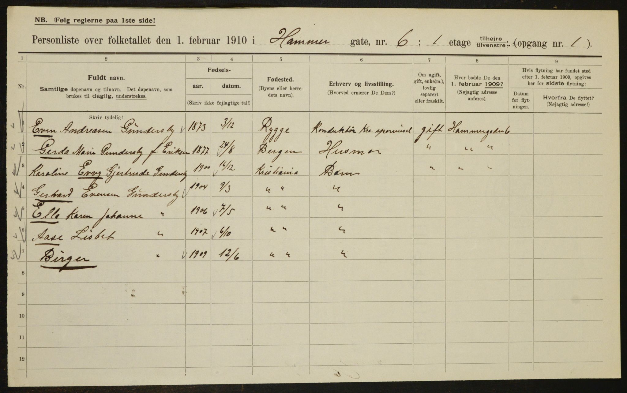 OBA, Municipal Census 1910 for Kristiania, 1910, p. 32211