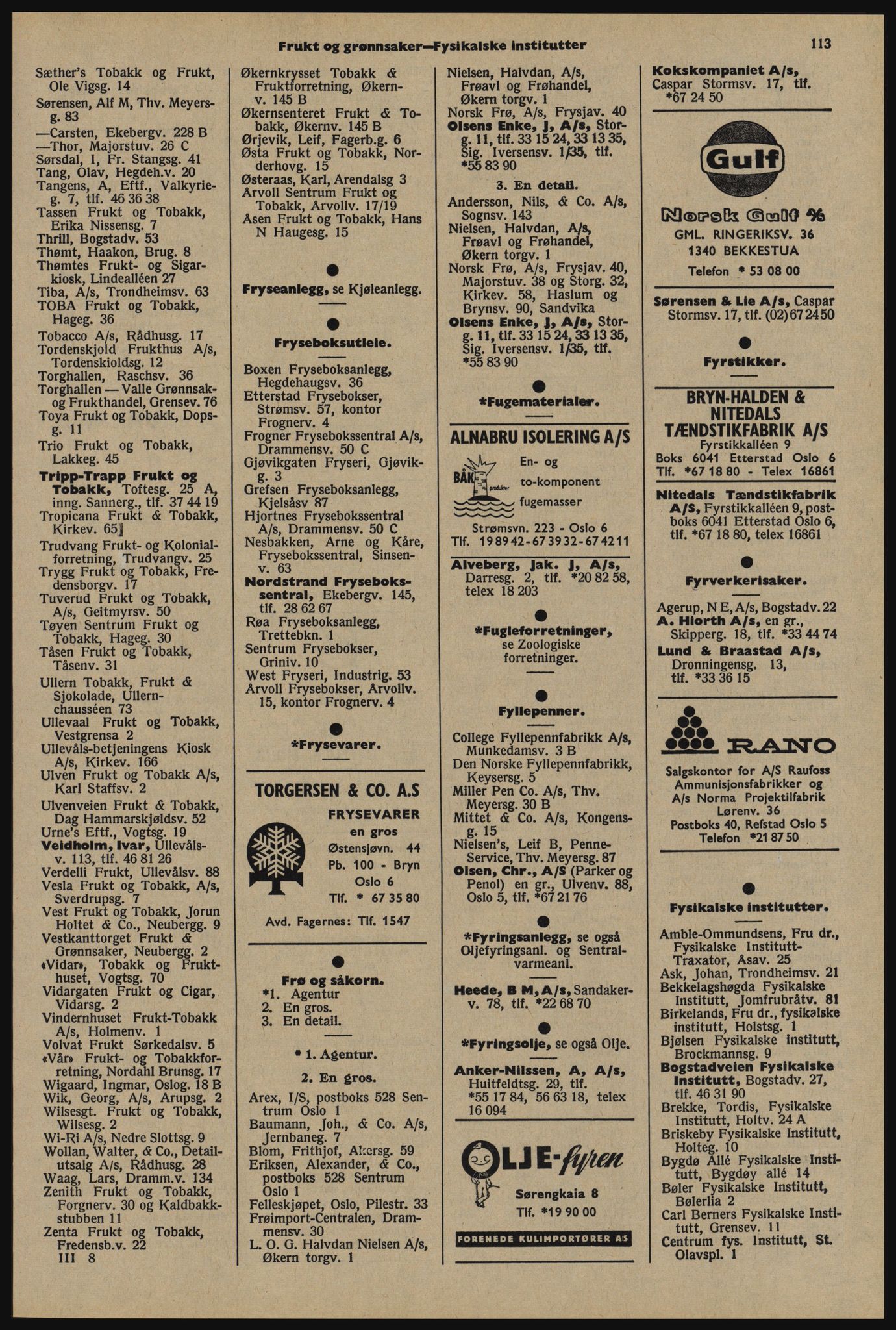 Kristiania/Oslo adressebok, PUBL/-, 1976-1977, p. 113