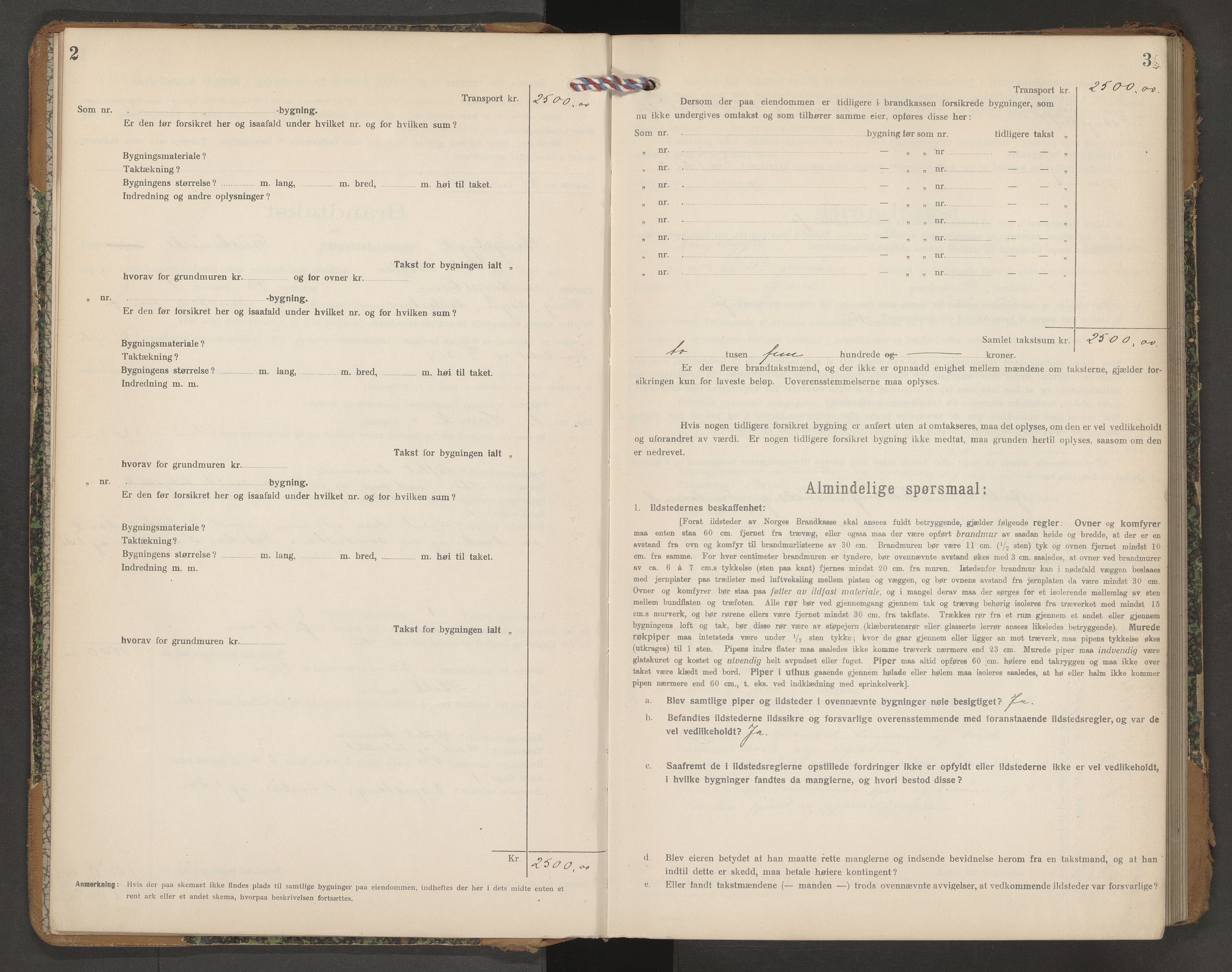 Norderhov lensmannskontor, AV/SAKO-A-526/Y/Yb/Ybd/L0002: Skjematakstprotokoll for Haugsbygd, 1918-1932