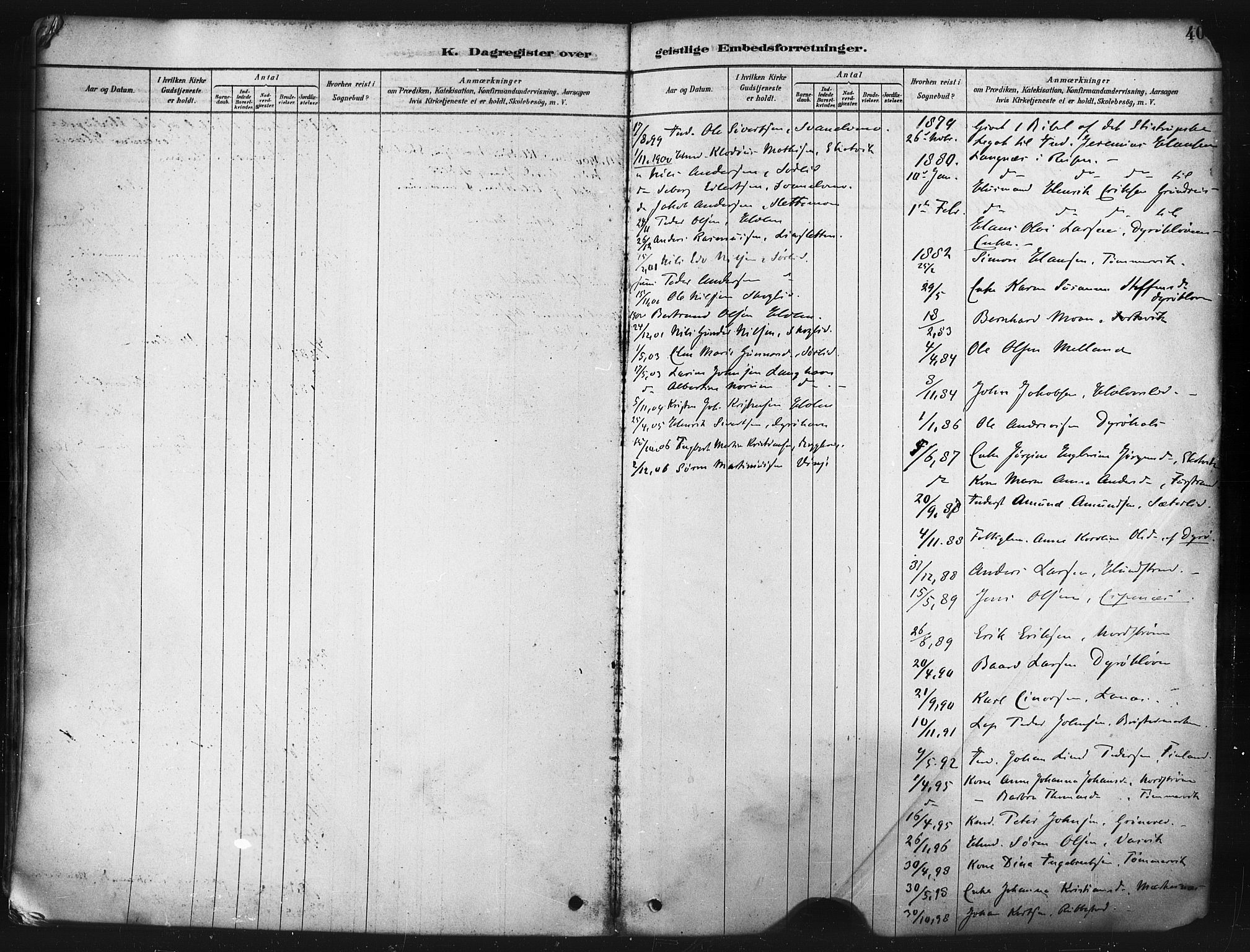 Tranøy sokneprestkontor, AV/SATØ-S-1313/I/Ia/Iaa/L0009kirke: Parish register (official) no. 9, 1878-1904, p. 400