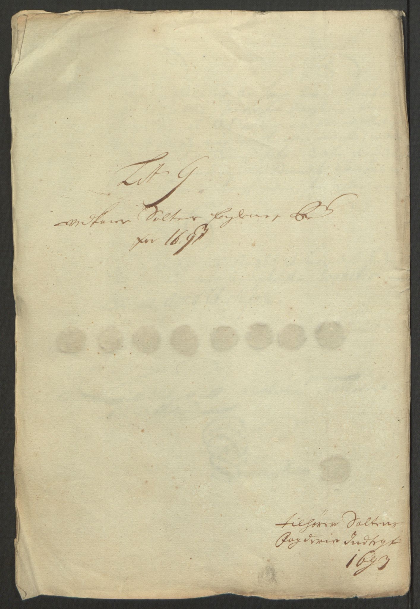 Rentekammeret inntil 1814, Reviderte regnskaper, Fogderegnskap, RA/EA-4092/R66/L4577: Fogderegnskap Salten, 1691-1693, p. 334