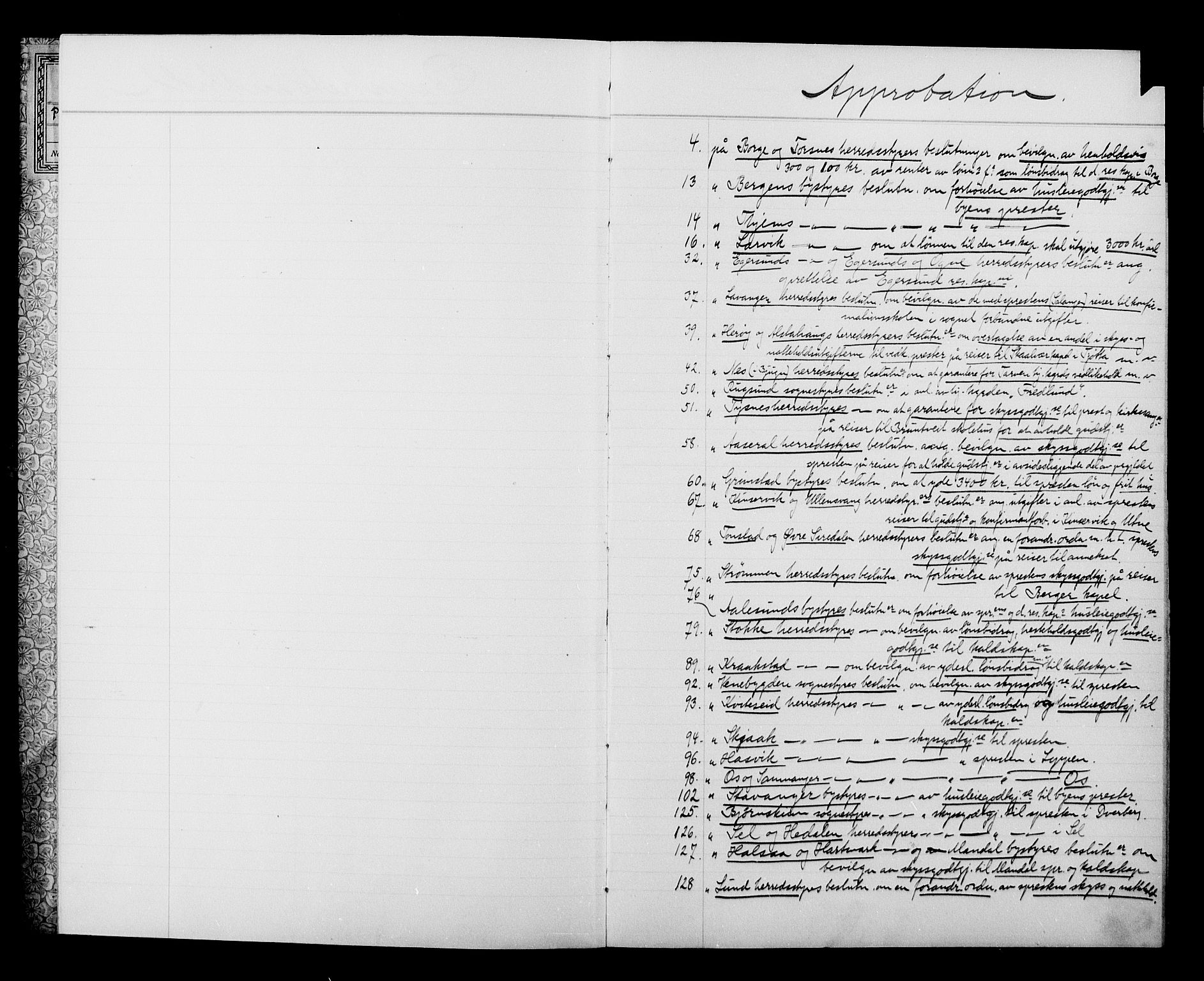 Kirke- og undervisningsdepartementet, Kontoret  for kirke og geistlighet A, RA/S-1007/A/Aa/L0324: Register, 1917