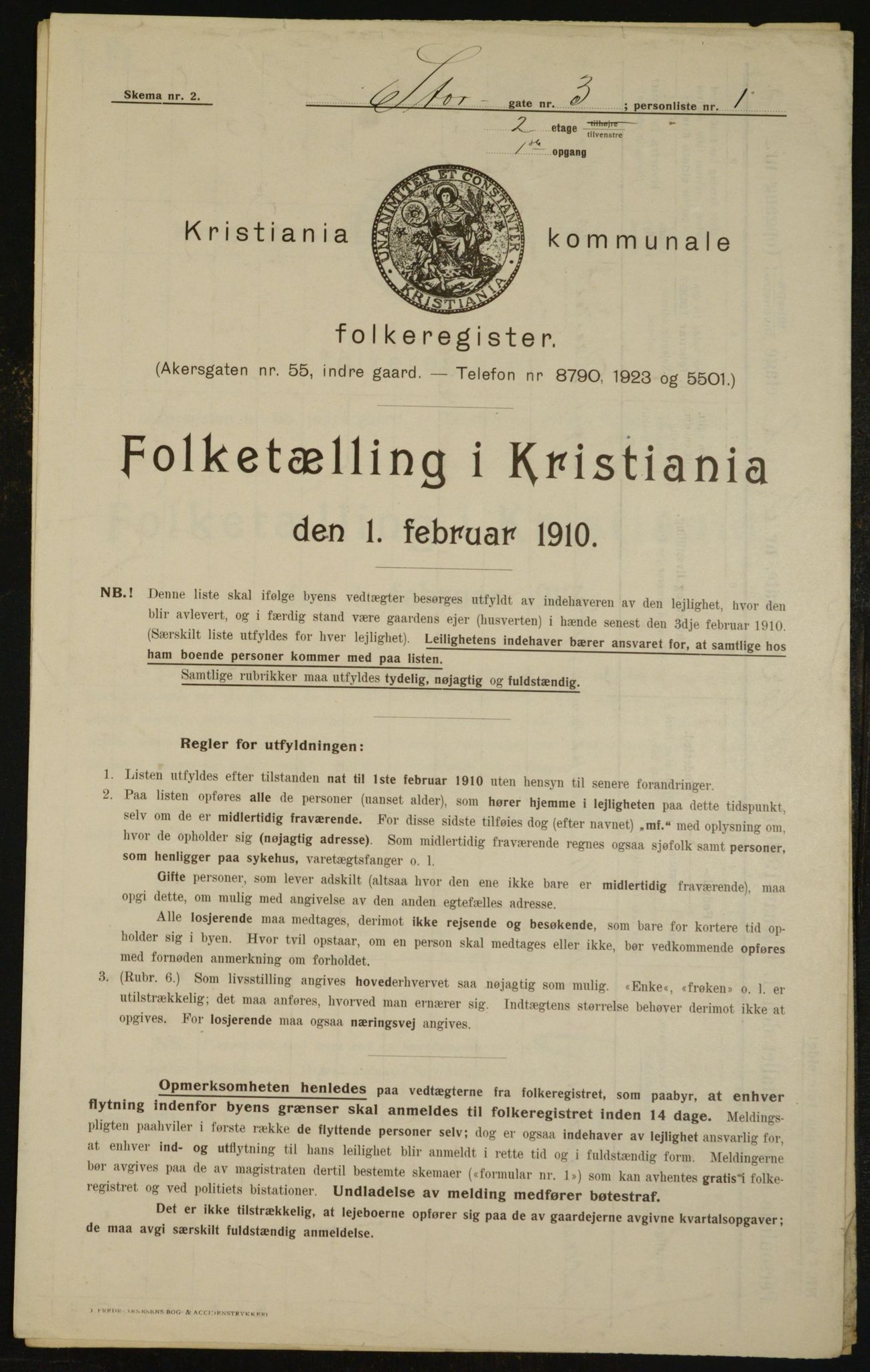 OBA, Municipal Census 1910 for Kristiania, 1910, p. 97775