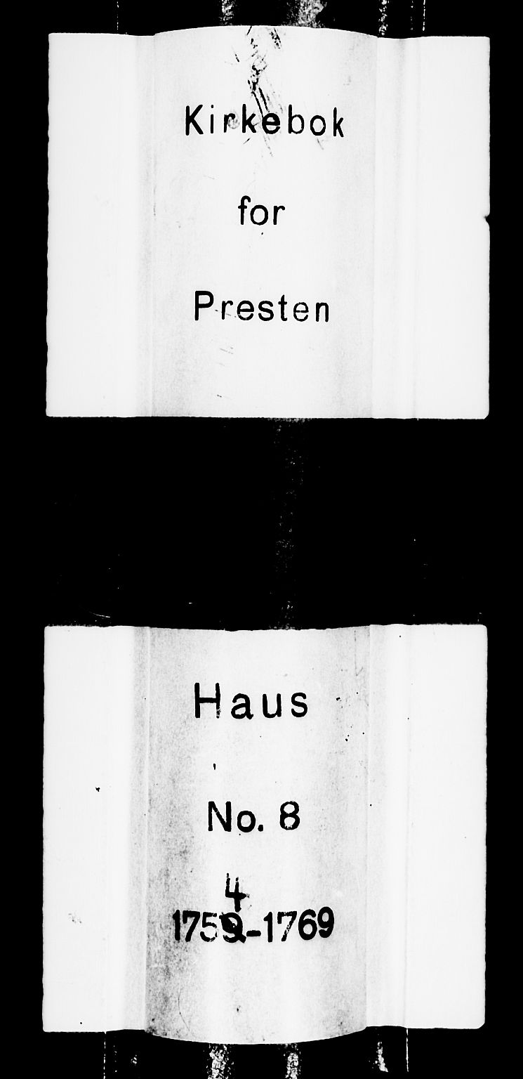 Haus sokneprestembete, SAB/A-75601/H/Haa: Parish register (official) no. A 8, 1754-1769