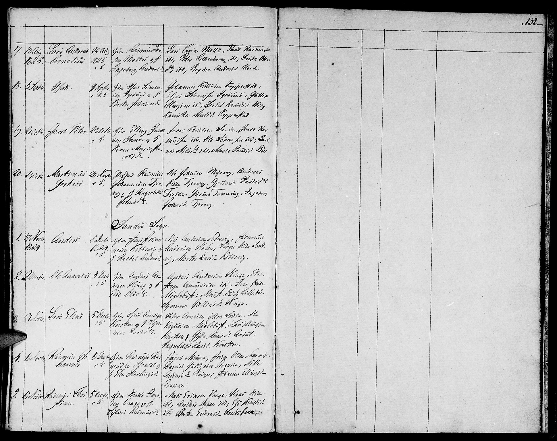 Ministerialprotokoller, klokkerbøker og fødselsregistre - Møre og Romsdal, AV/SAT-A-1454/507/L0068: Parish register (official) no. 507A03, 1789-1825, p. 132