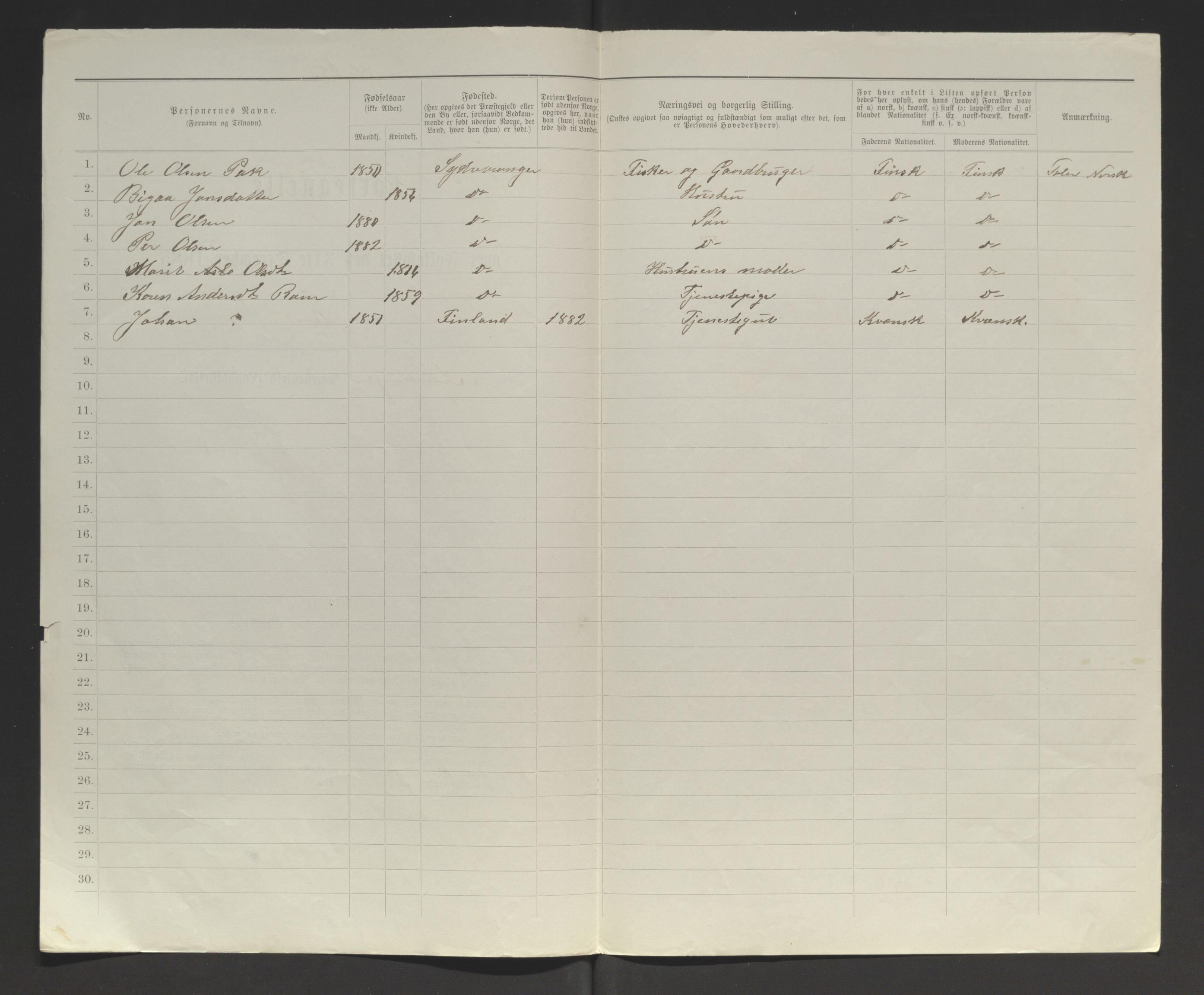 SATØ, 1885 census for 2030 Sør-Varanger, 1885, p. 67b