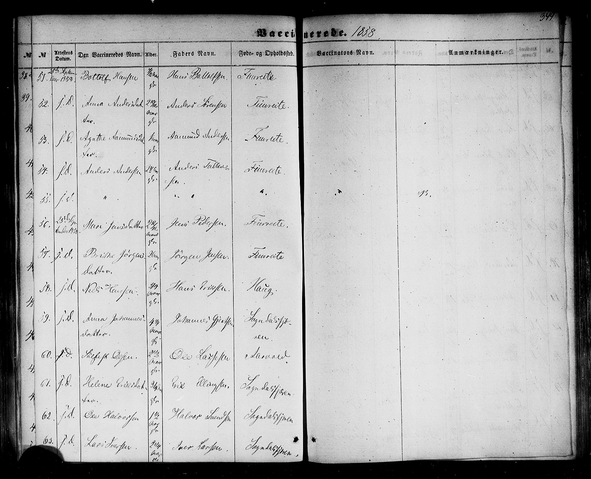 Sogndal sokneprestembete, AV/SAB-A-81301/H/Haa/Haaa/L0013: Parish register (official) no. A 13, 1859-1877, p. 349