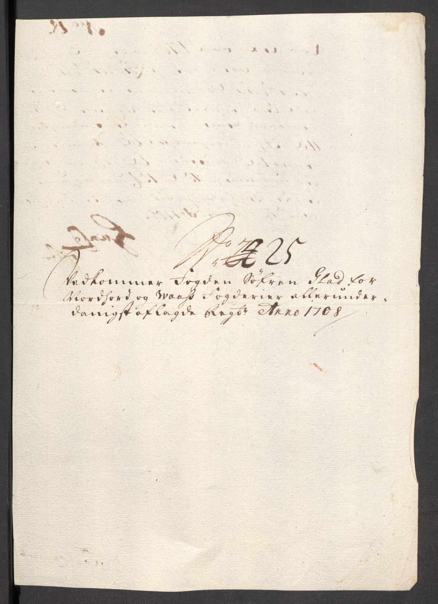 Rentekammeret inntil 1814, Reviderte regnskaper, Fogderegnskap, RA/EA-4092/R51/L3189: Fogderegnskap Nordhordland og Voss, 1708, p. 366