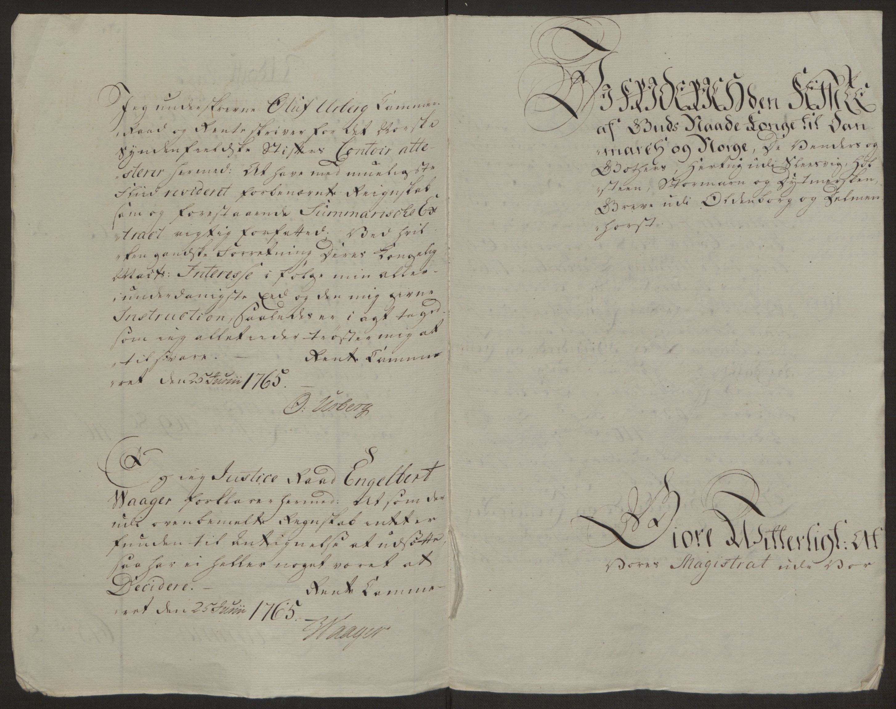 Rentekammeret inntil 1814, Reviderte regnskaper, Byregnskaper, RA/EA-4066/R/Rm/L0265/0001: [M6] Kontribusjonsregnskap / Ekstraskatt, 1762-1764, p. 26