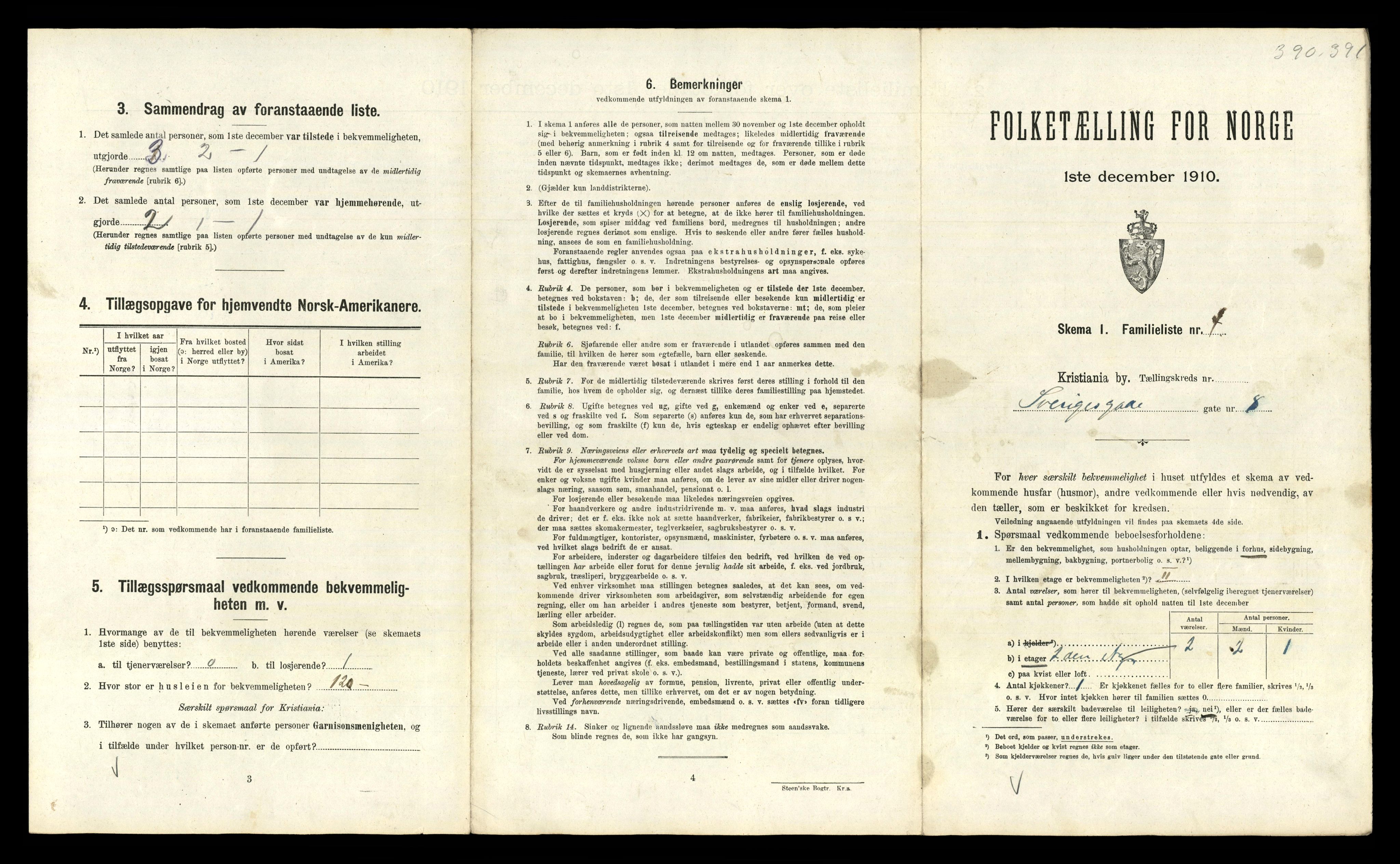 RA, 1910 census for Kristiania, 1910, p. 101471