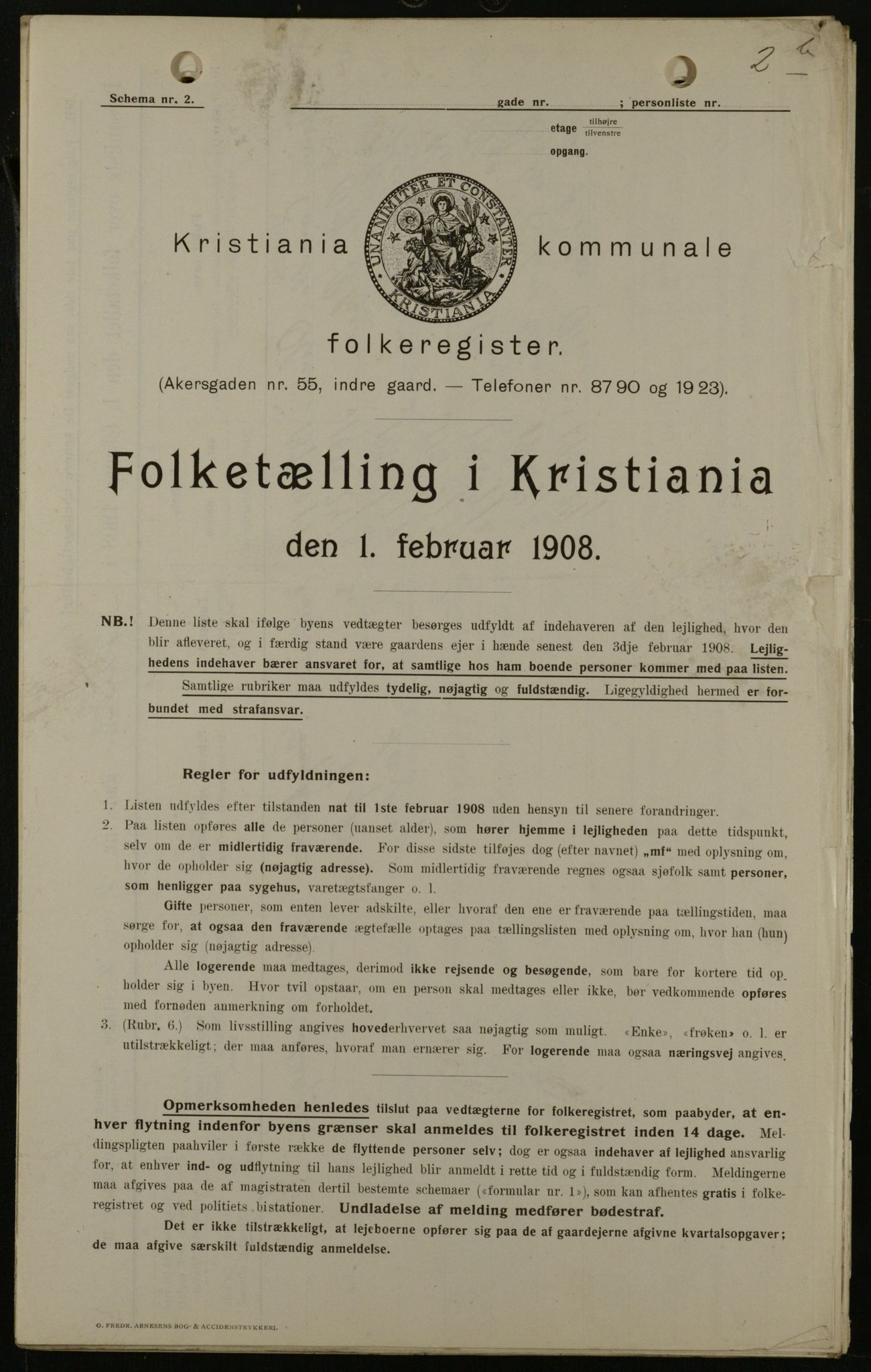 OBA, Municipal Census 1908 for Kristiania, 1908, p. 37948