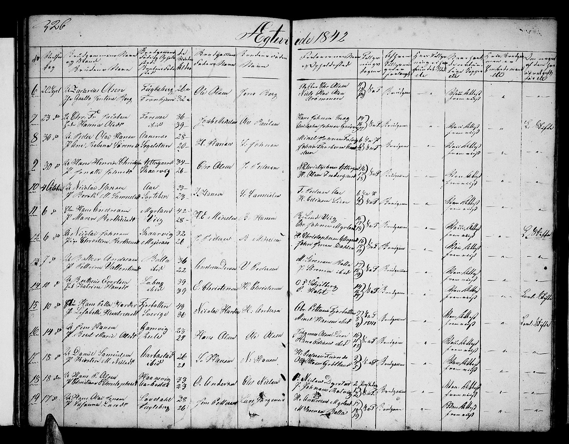 Ibestad sokneprestembete, SATØ/S-0077/H/Ha/Hab/L0003klokker: Parish register (copy) no. 3, 1833-1852, p. 326