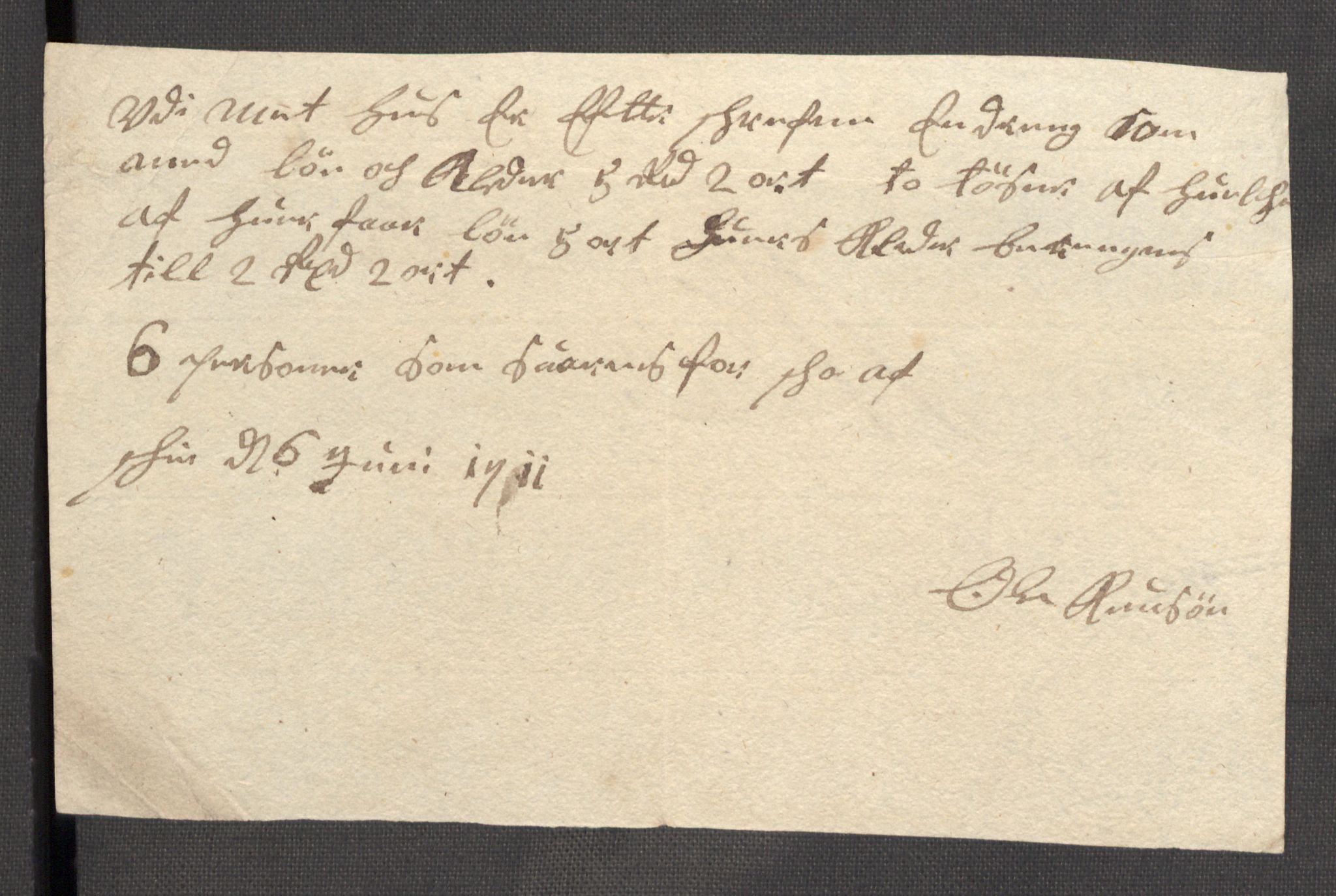 Rentekammeret inntil 1814, Reviderte regnskaper, Fogderegnskap, AV/RA-EA-4092/R57/L3860: Fogderegnskap Fosen, 1711, p. 306