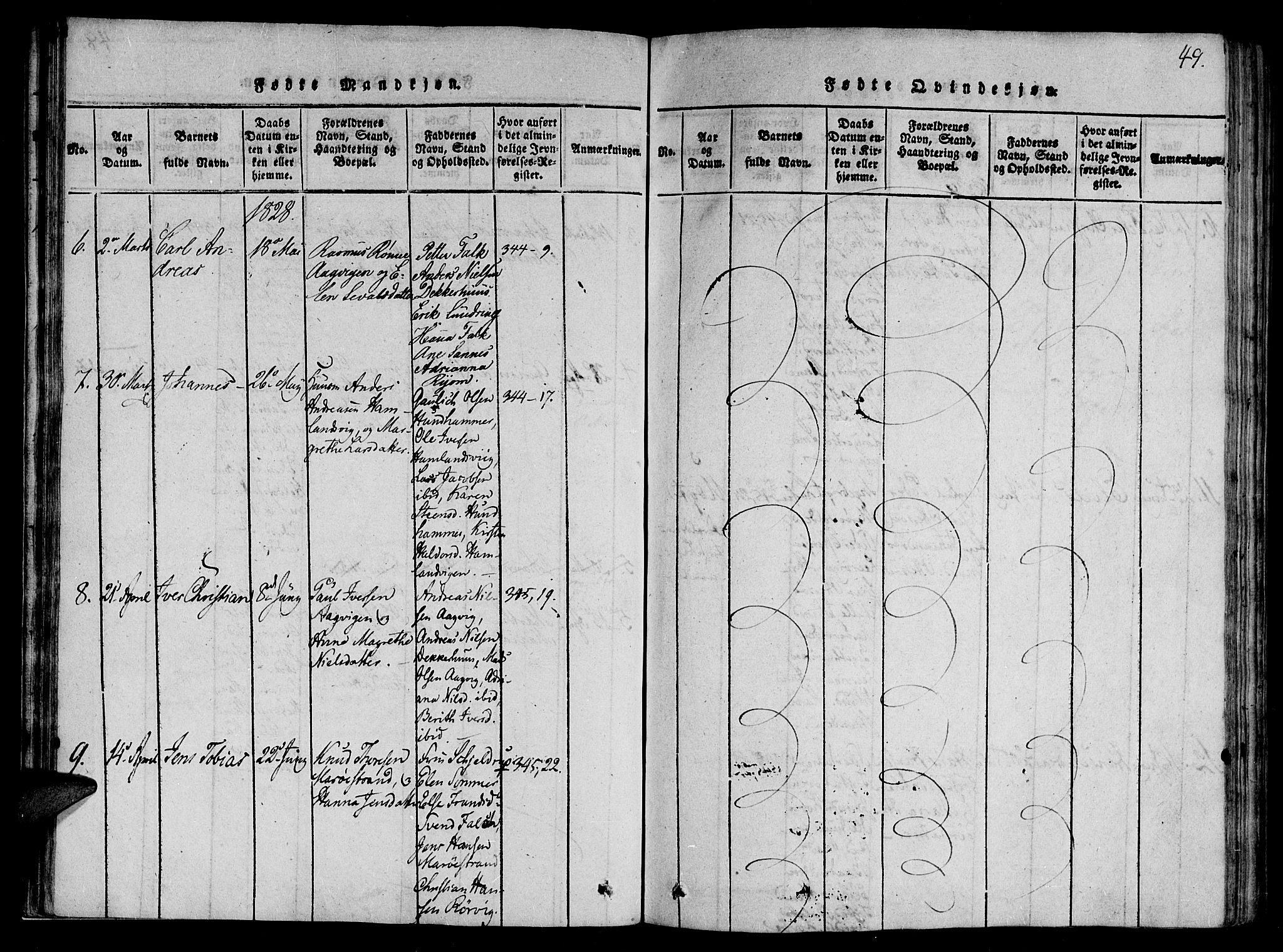 Ministerialprotokoller, klokkerbøker og fødselsregistre - Nord-Trøndelag, AV/SAT-A-1458/784/L0667: Parish register (official) no. 784A03 /1, 1816-1829, p. 49