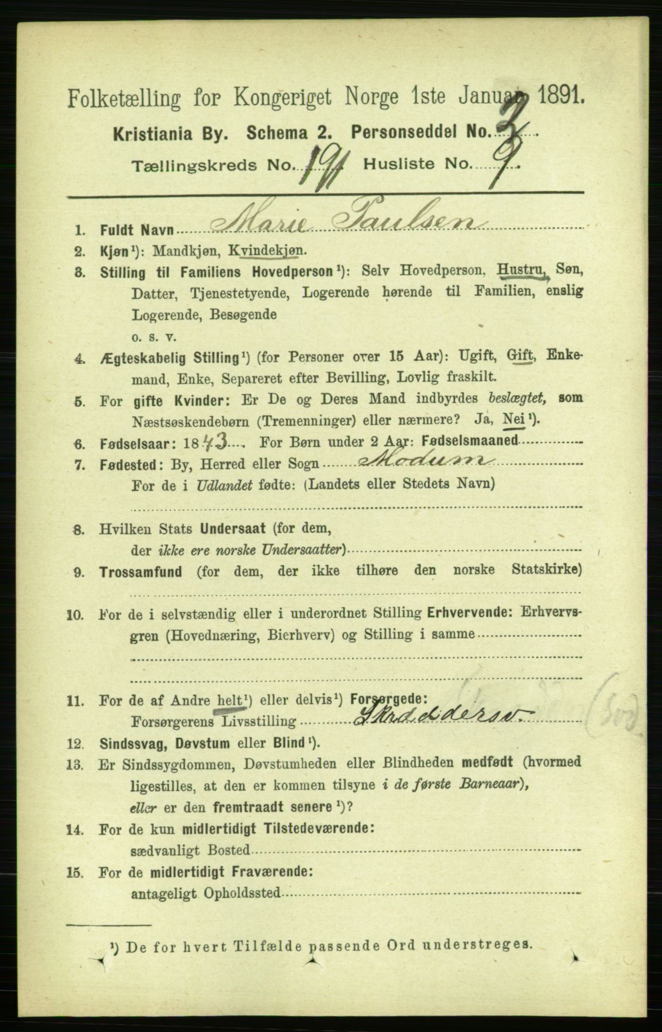 RA, 1891 census for 0301 Kristiania, 1891, p. 114972