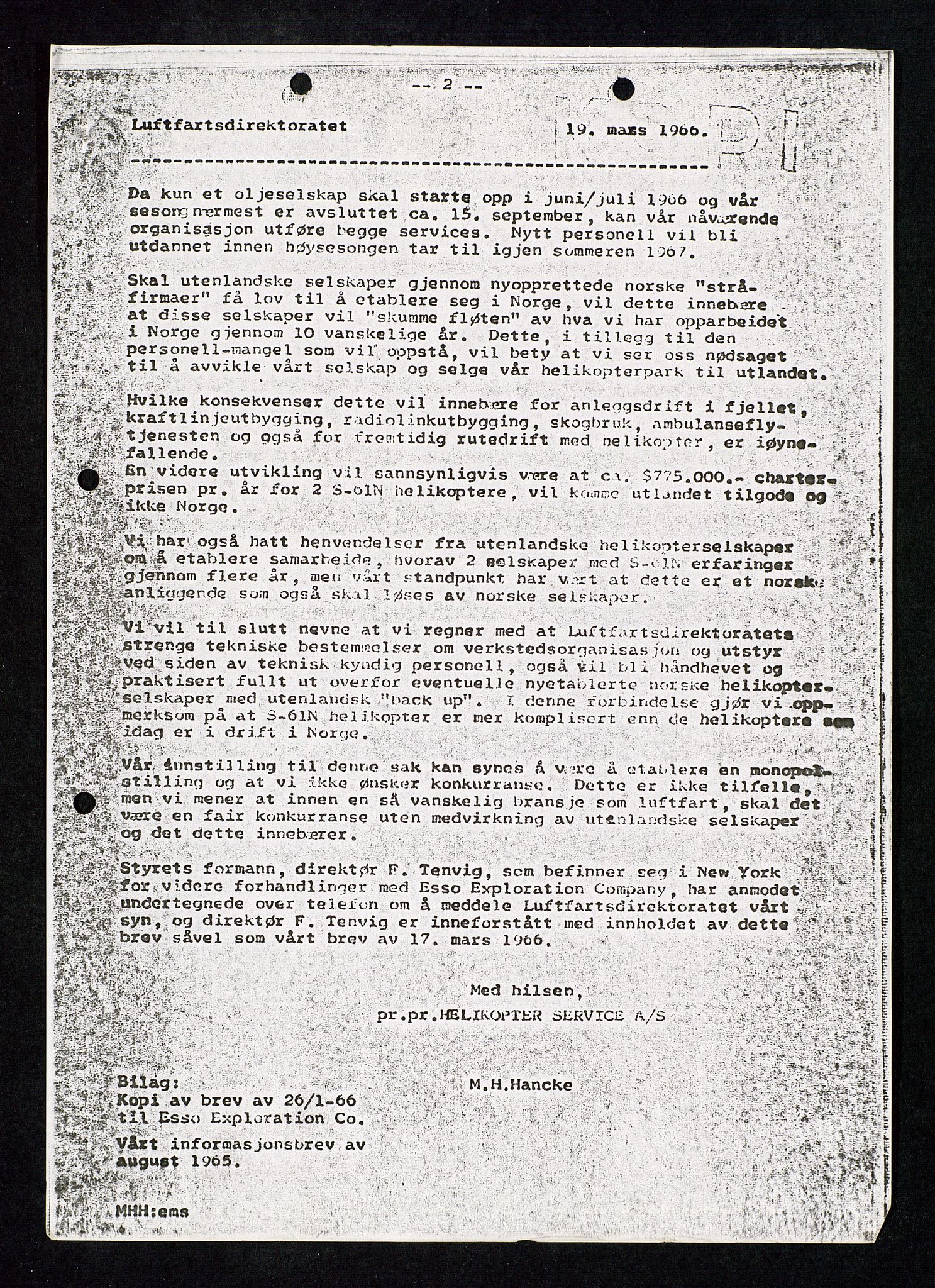 Industridepartementet, Oljekontoret, AV/SAST-A-101348/Db/L0003: Helikopterflyving og helikopterdekk, redningsheis i helikopter, ID Olje, div., 1966-1973, p. 331