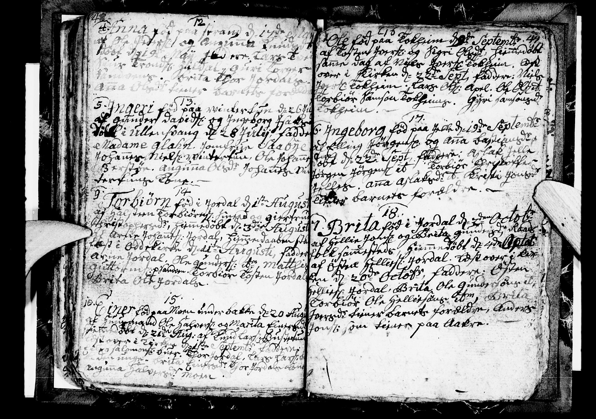 Odda Sokneprestembete, AV/SAB-A-77201/H/Hab: Parish register (copy) no. A 1, 1775-1778, p. 68-69