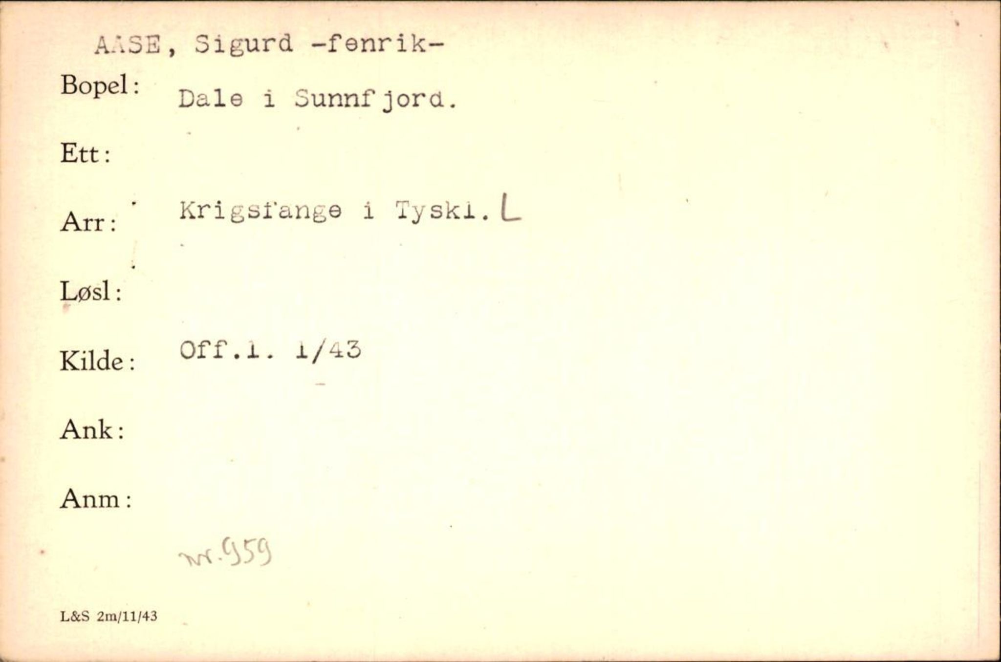 Forsvaret, Forsvarets krigshistoriske avdeling, AV/RA-RAFA-2017/Y/Yf/L0200: II-C-11-2102  -  Norske krigsfanger i Tyskland, 1940-1945, p. 15