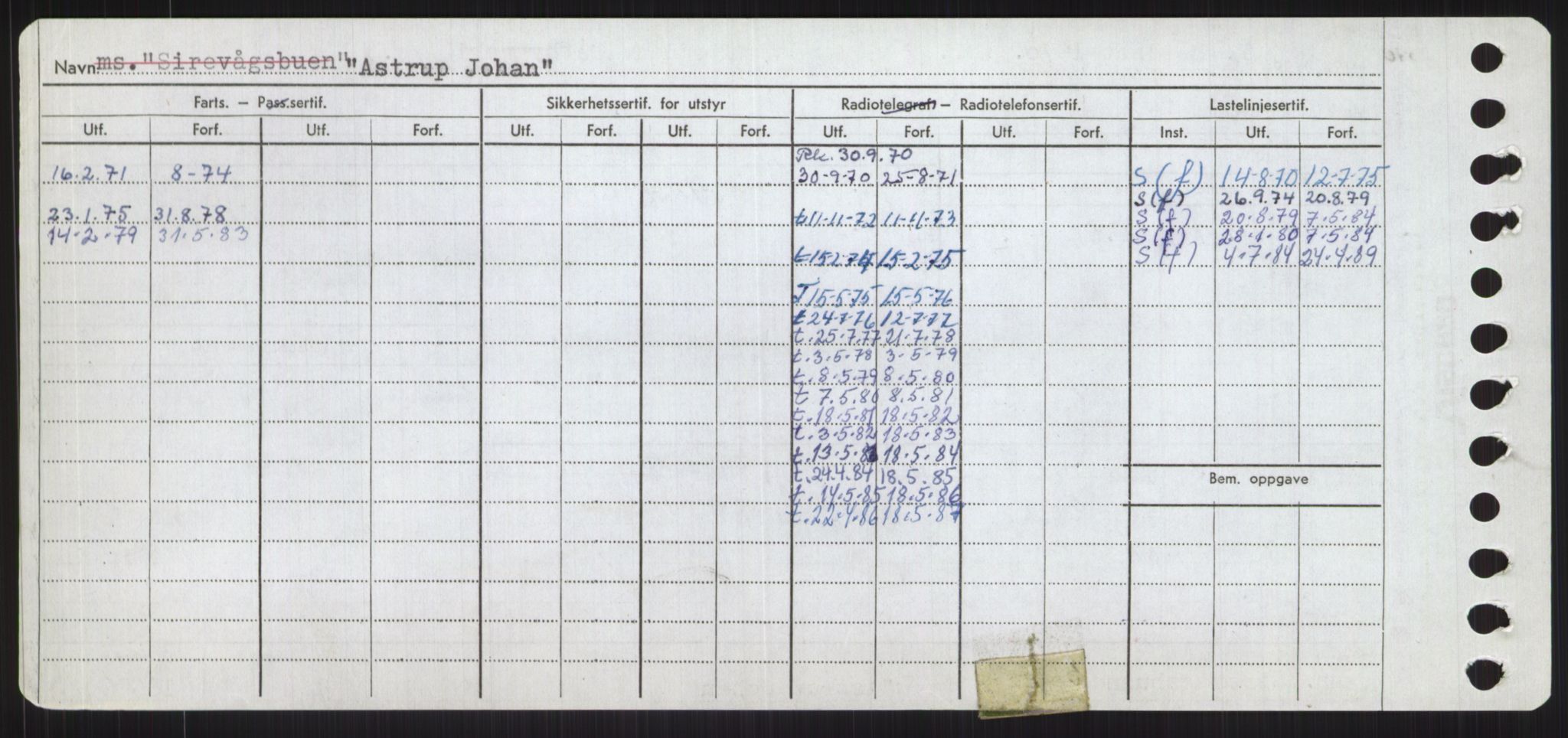 Sjøfartsdirektoratet med forløpere, Skipsmålingen, RA/S-1627/H/Ha/L0001/0001: Fartøy, A-Eig / Fartøy A-Bjøn, p. 482