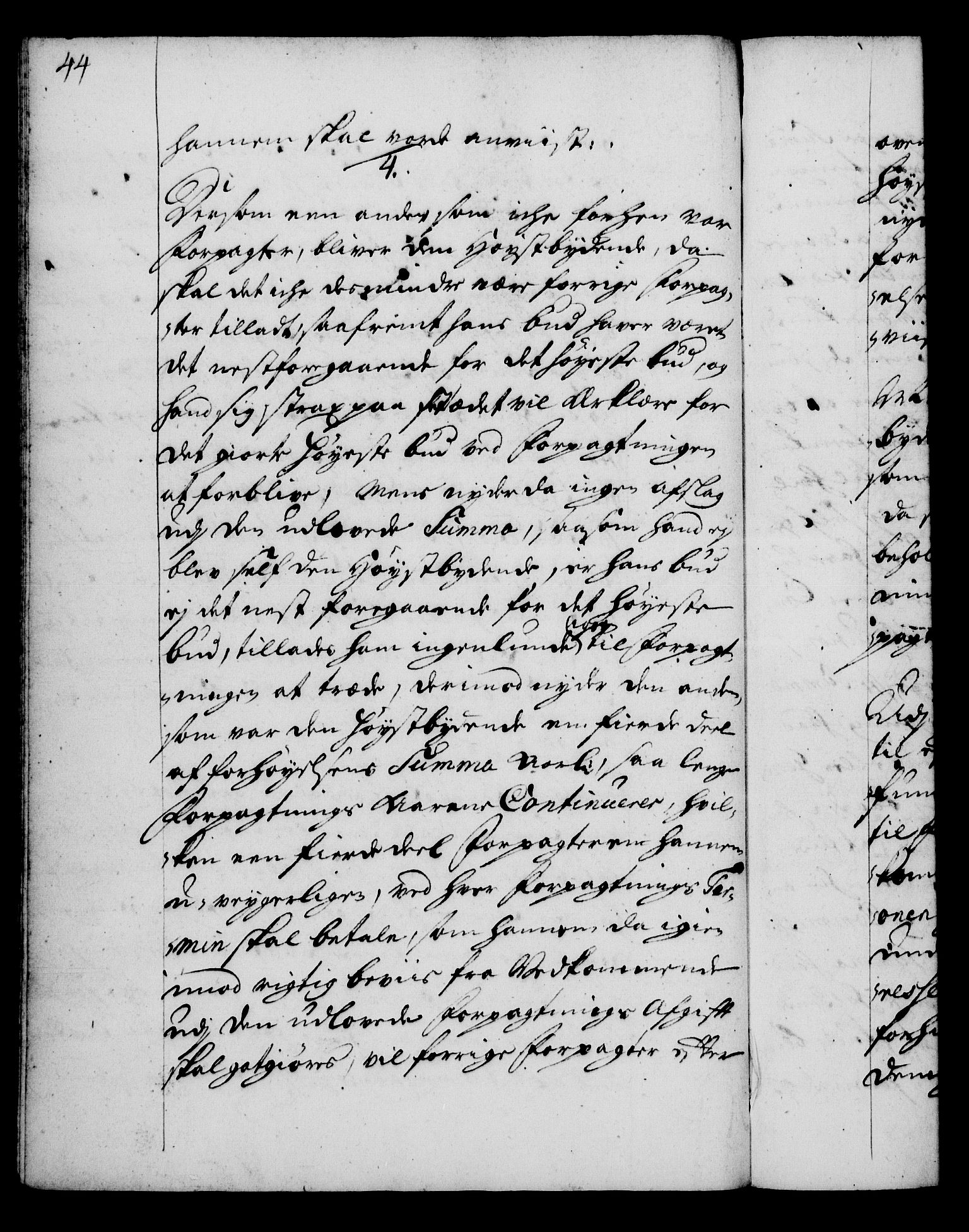 Rentekammeret, Kammerkanselliet, AV/RA-EA-3111/G/Gg/Gga/L0003: Norsk ekspedisjonsprotokoll med register (merket RK 53.3), 1727-1734, p. 44