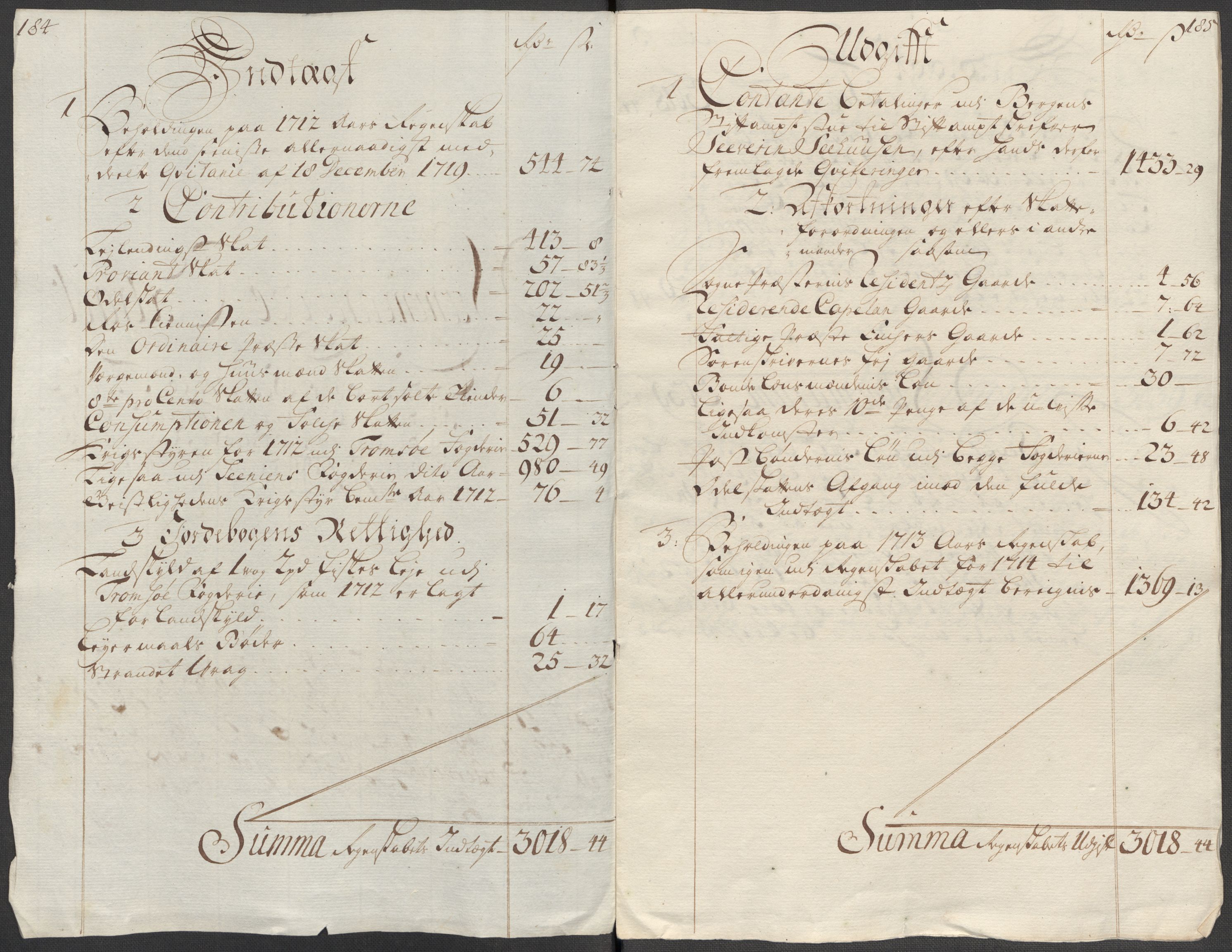 Rentekammeret inntil 1814, Reviderte regnskaper, Fogderegnskap, AV/RA-EA-4092/R68/L4759: Fogderegnskap Senja og Troms, 1713, p. 23