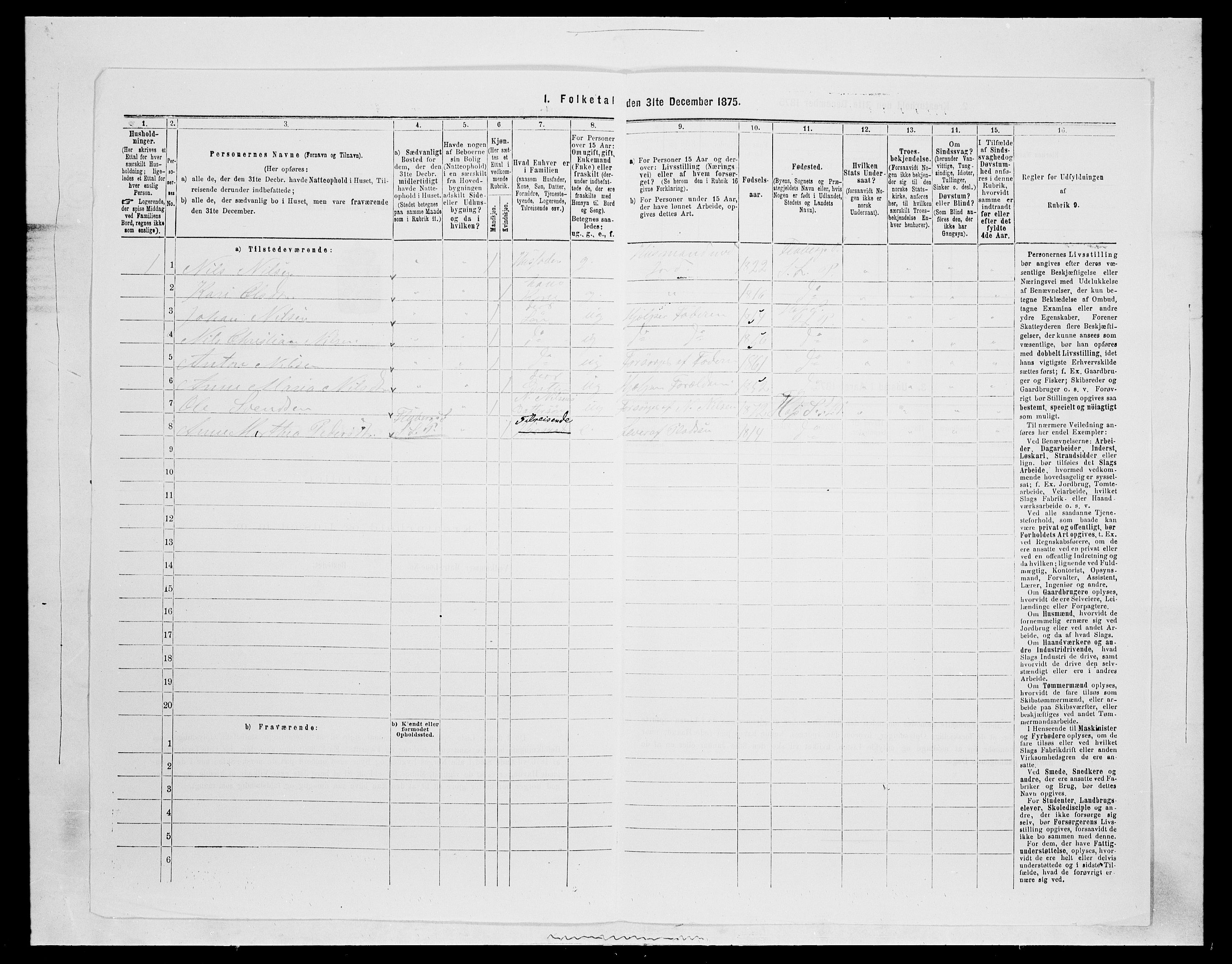 SAH, 1875 census for 0536P Søndre Land, 1875, p. 988