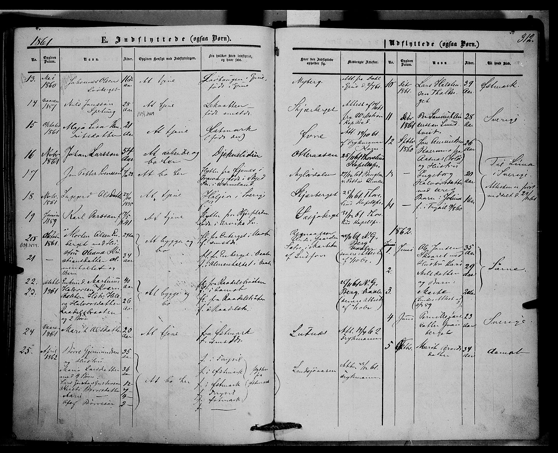 Trysil prestekontor, AV/SAH-PREST-046/H/Ha/Haa/L0005: Parish register (official) no. 5, 1851-1865, p. 312