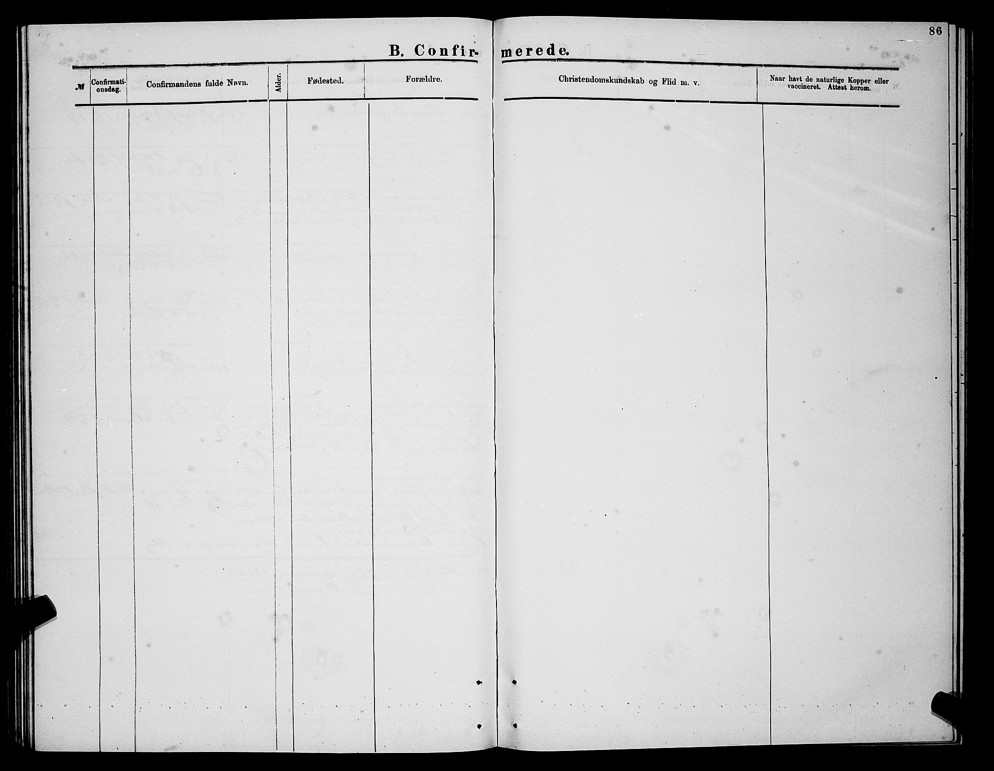 Nesseby sokneprestkontor, AV/SATØ-S-1330/H/Hb/L0004klokker: Parish register (copy) no. 4, 1877-1884, p. 86