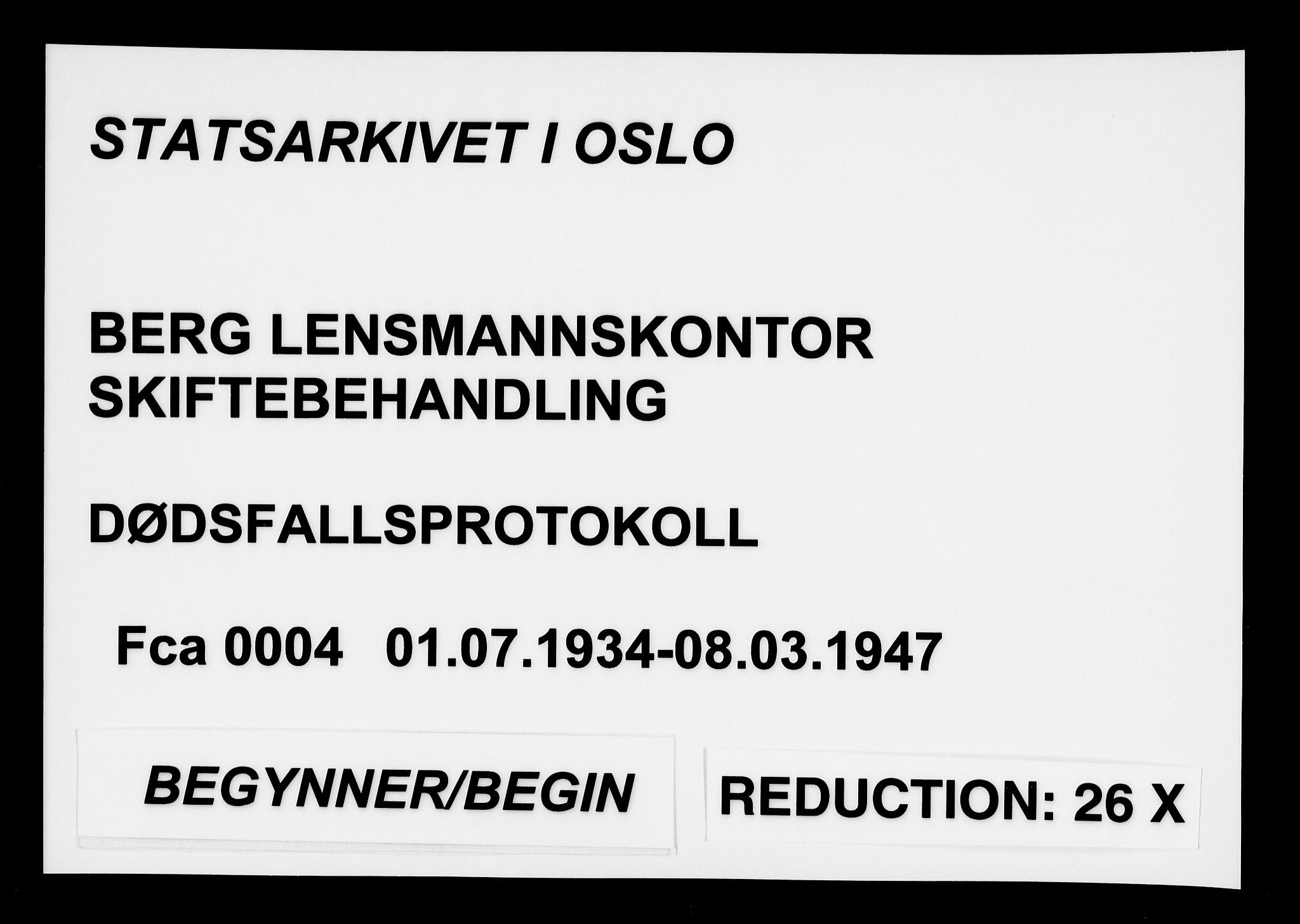 Berg lensmannskontor, SAO/A-10263/H/Ha/Haa/L0004: Dødsfallsprotokoll, 1934-1947