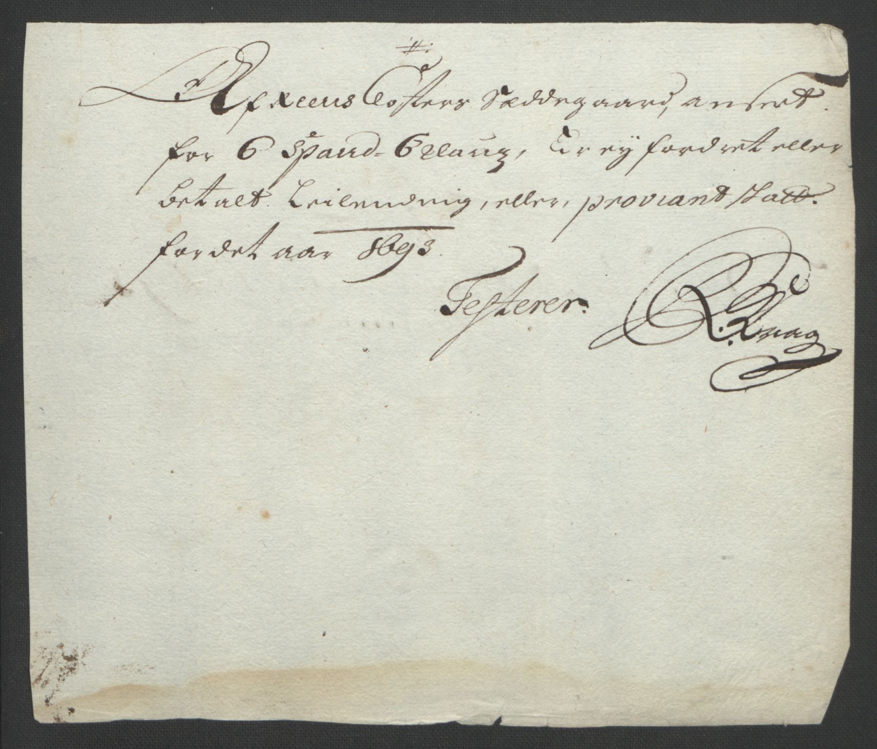 Rentekammeret inntil 1814, Reviderte regnskaper, Fogderegnskap, AV/RA-EA-4092/R57/L3849: Fogderegnskap Fosen, 1692-1693, p. 565