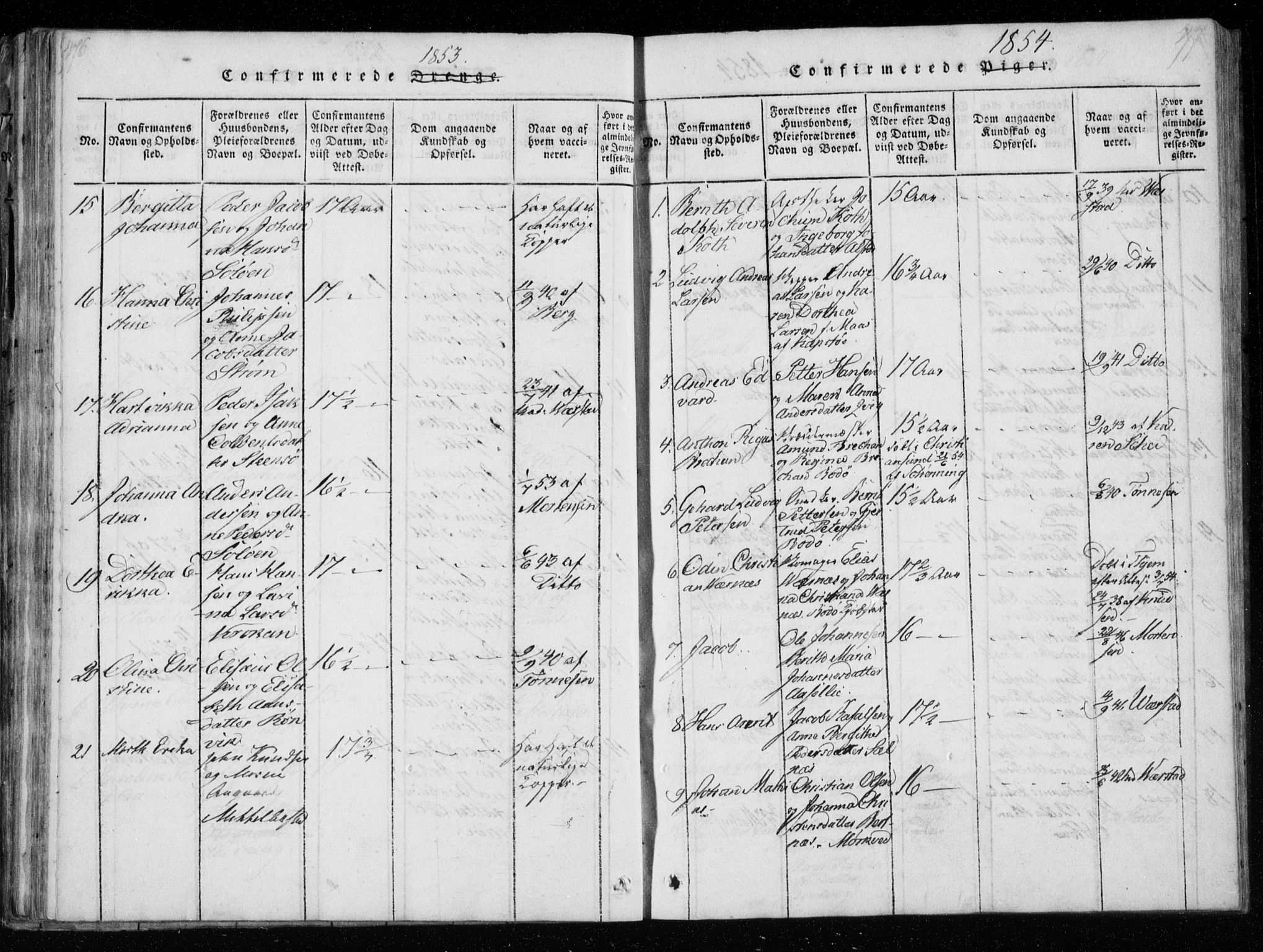 Ministerialprotokoller, klokkerbøker og fødselsregistre - Nordland, AV/SAT-A-1459/801/L0026: Parish register (copy) no. 801C01, 1820-1855, p. 476-477