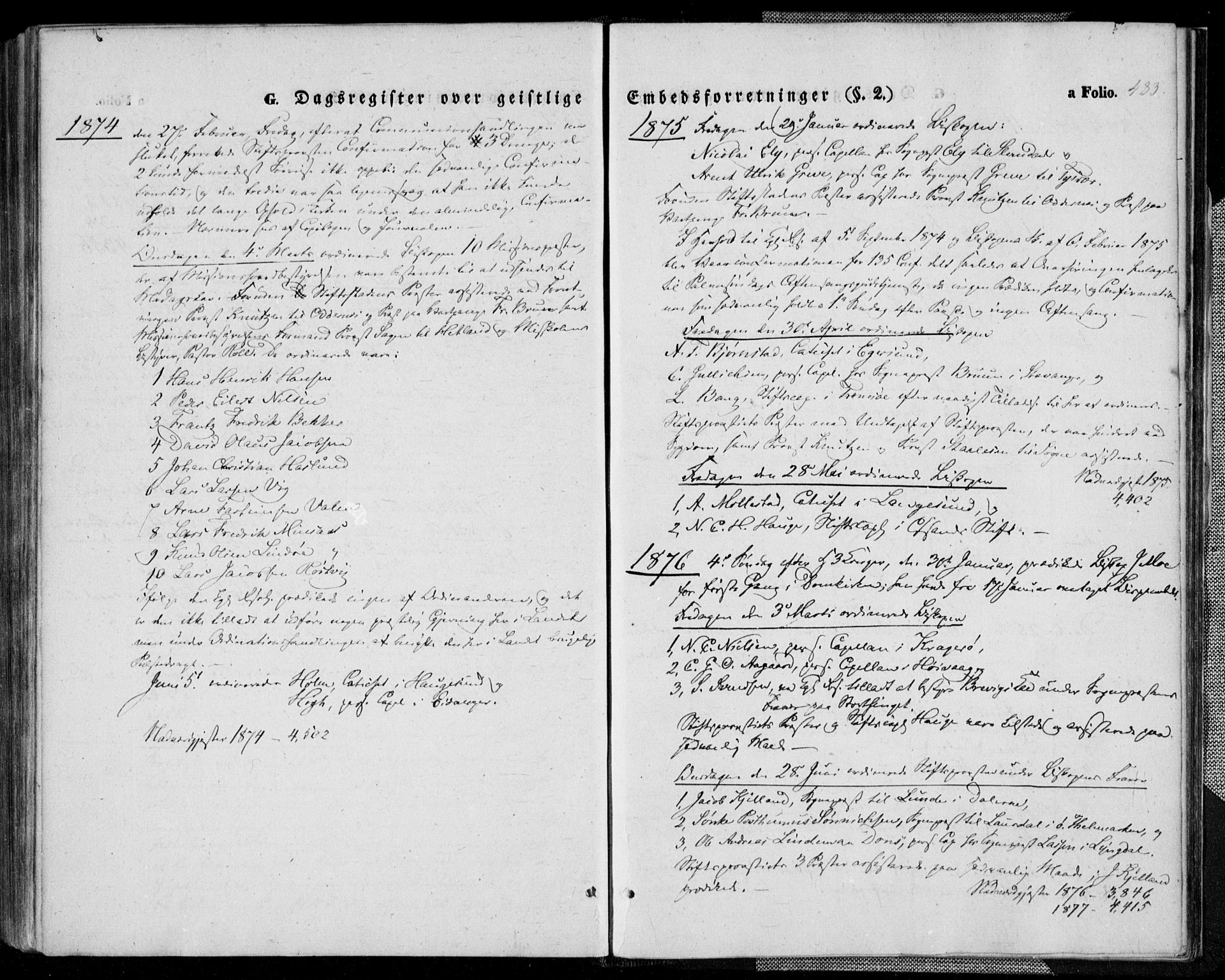 Kristiansand domprosti, AV/SAK-1112-0006/F/Fa/L0013: Parish register (official) no. A 13, 1842-1851, p. 483