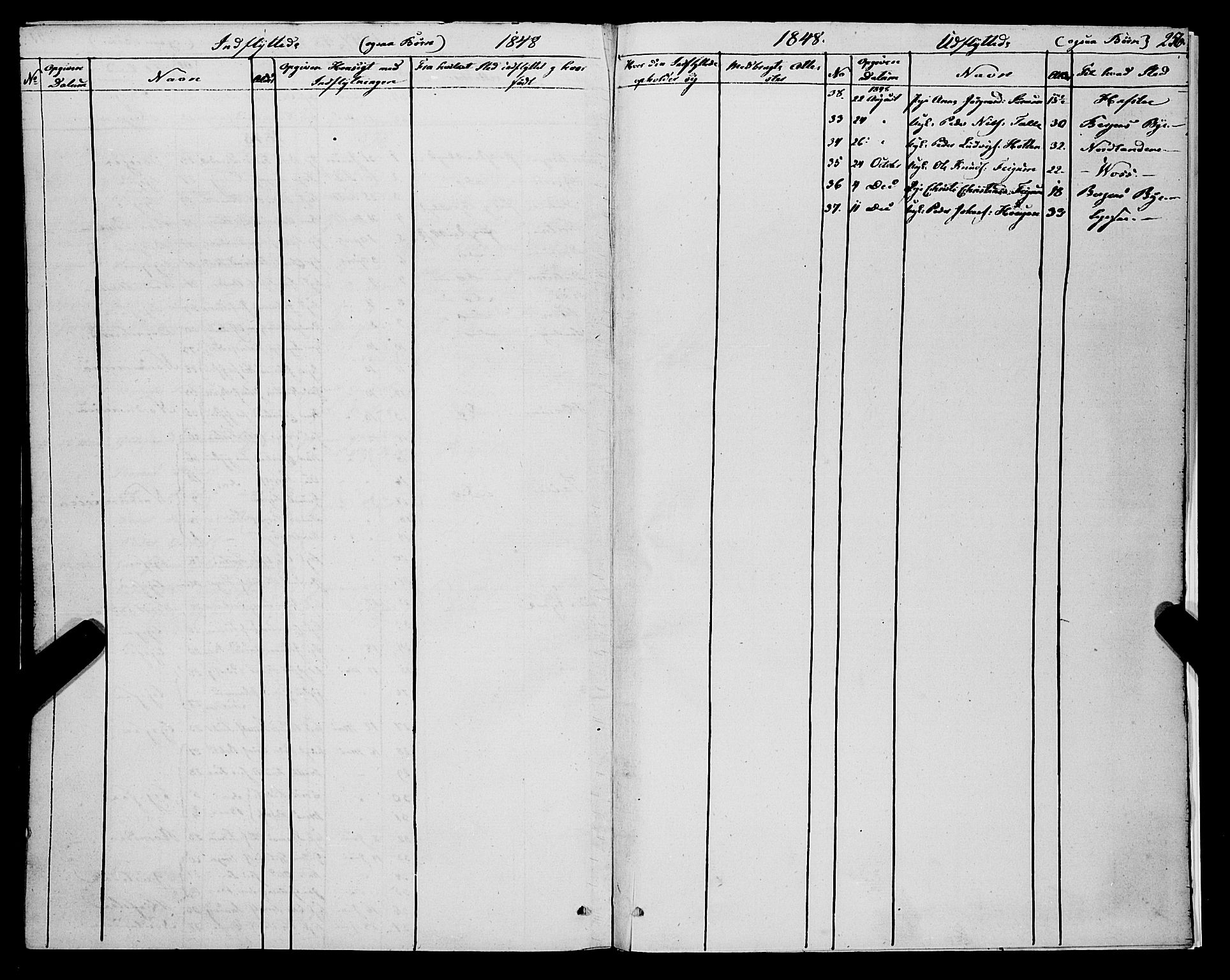 Luster sokneprestembete, AV/SAB-A-81101/H/Haa/Haaa/L0006: Parish register (official) no. A 6, 1840-1848, p. 256