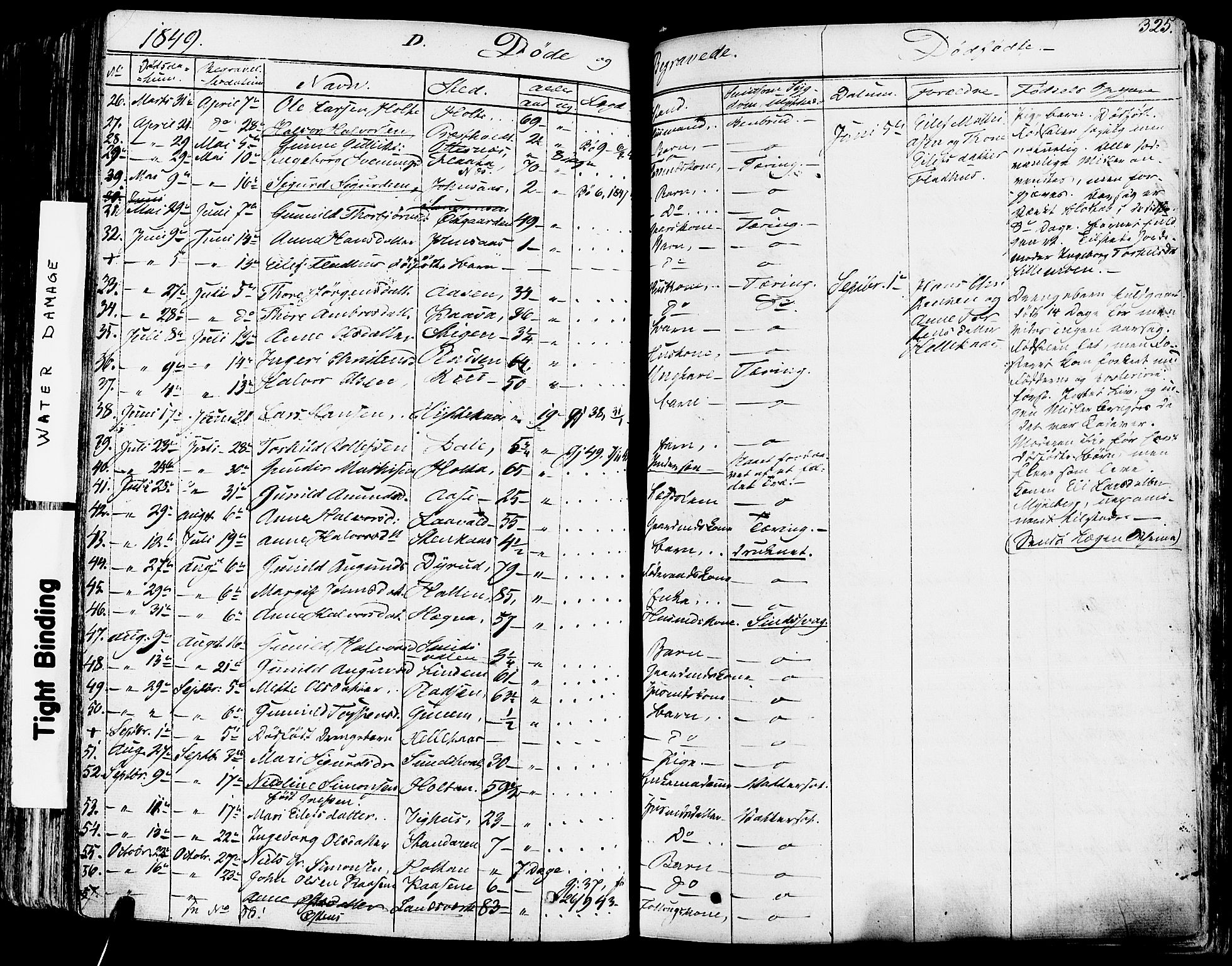 Sauherad kirkebøker, SAKO/A-298/F/Fa/L0006: Parish register (official) no. I 6, 1827-1850, p. 325