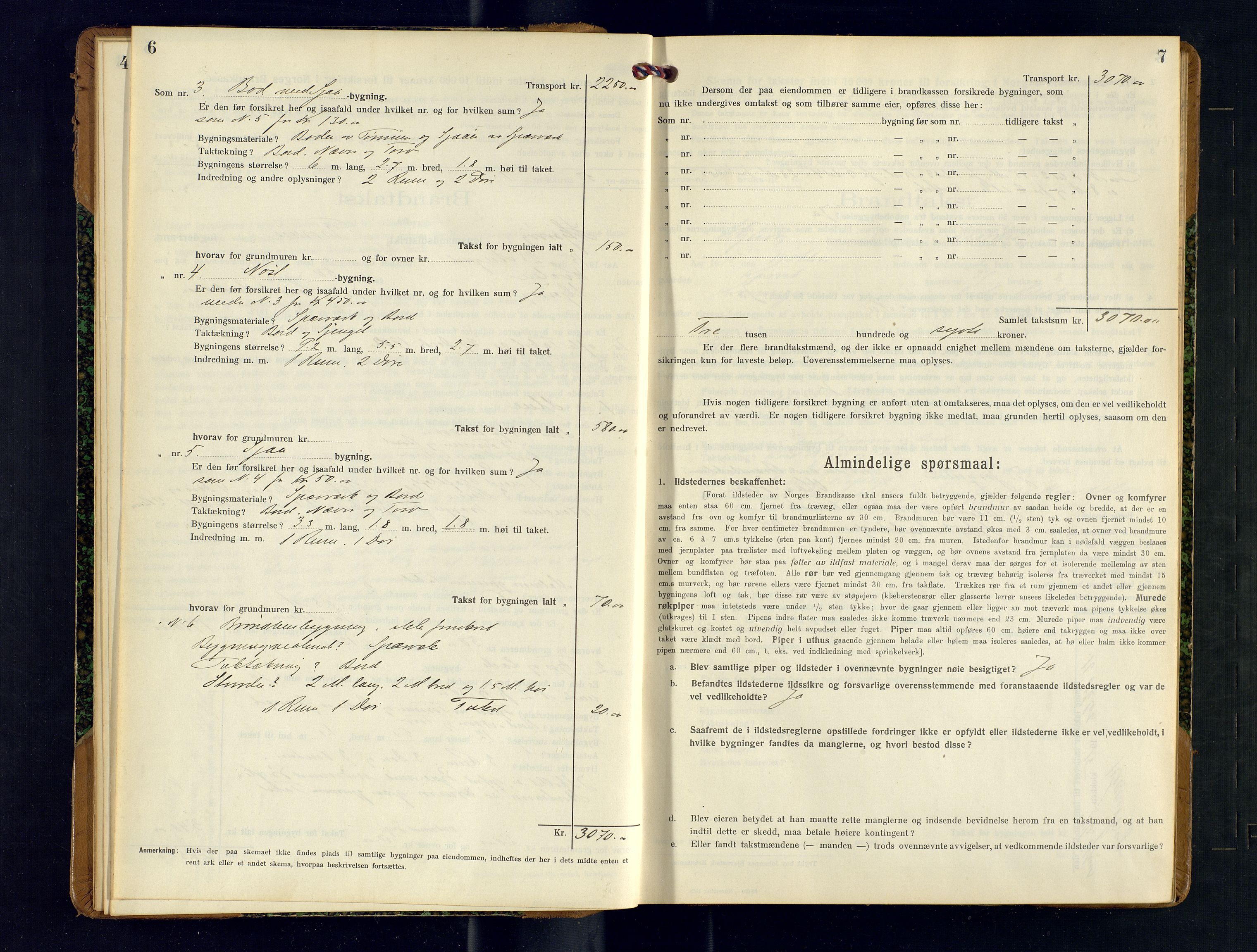 Skjervøy lensmannskontor, AV/SATØ-SATØ-63/F/Fu/Fub/L0250: Branntakstprotokoll (S), 1914-1917, p. 6-7