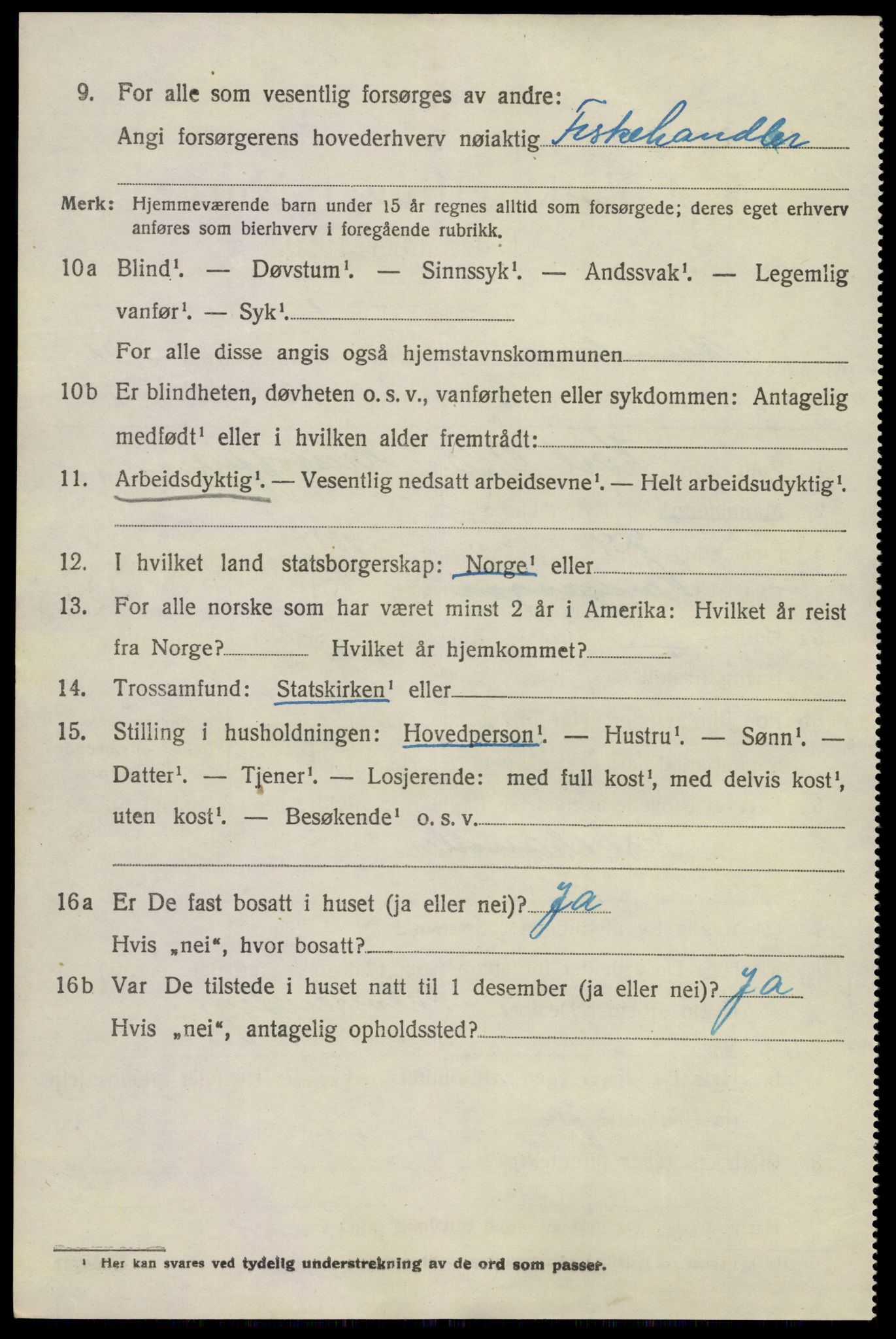 SAKO, 1920 census for Brunlanes, 1920, p. 10540