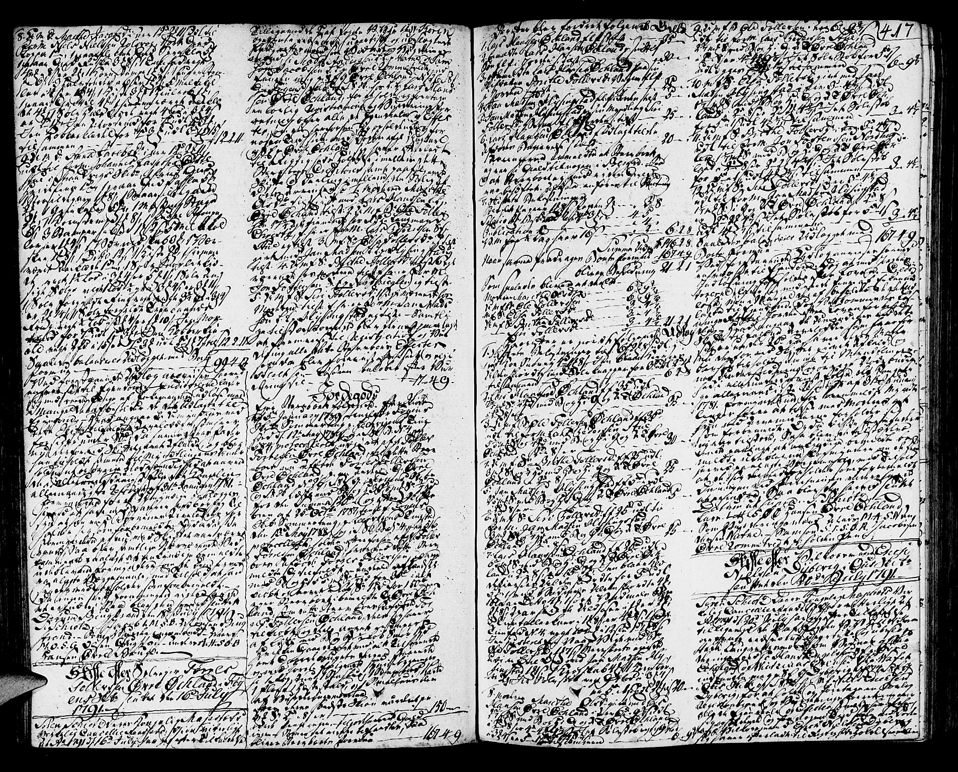 Sunnhordland sorenskrivar, SAB/A-2401/1/H/Ha/Haa/L0010: Skifteprotokollar. Register i protokoll. Fol. 565-ut, 1790-1792, p. 416b-417a