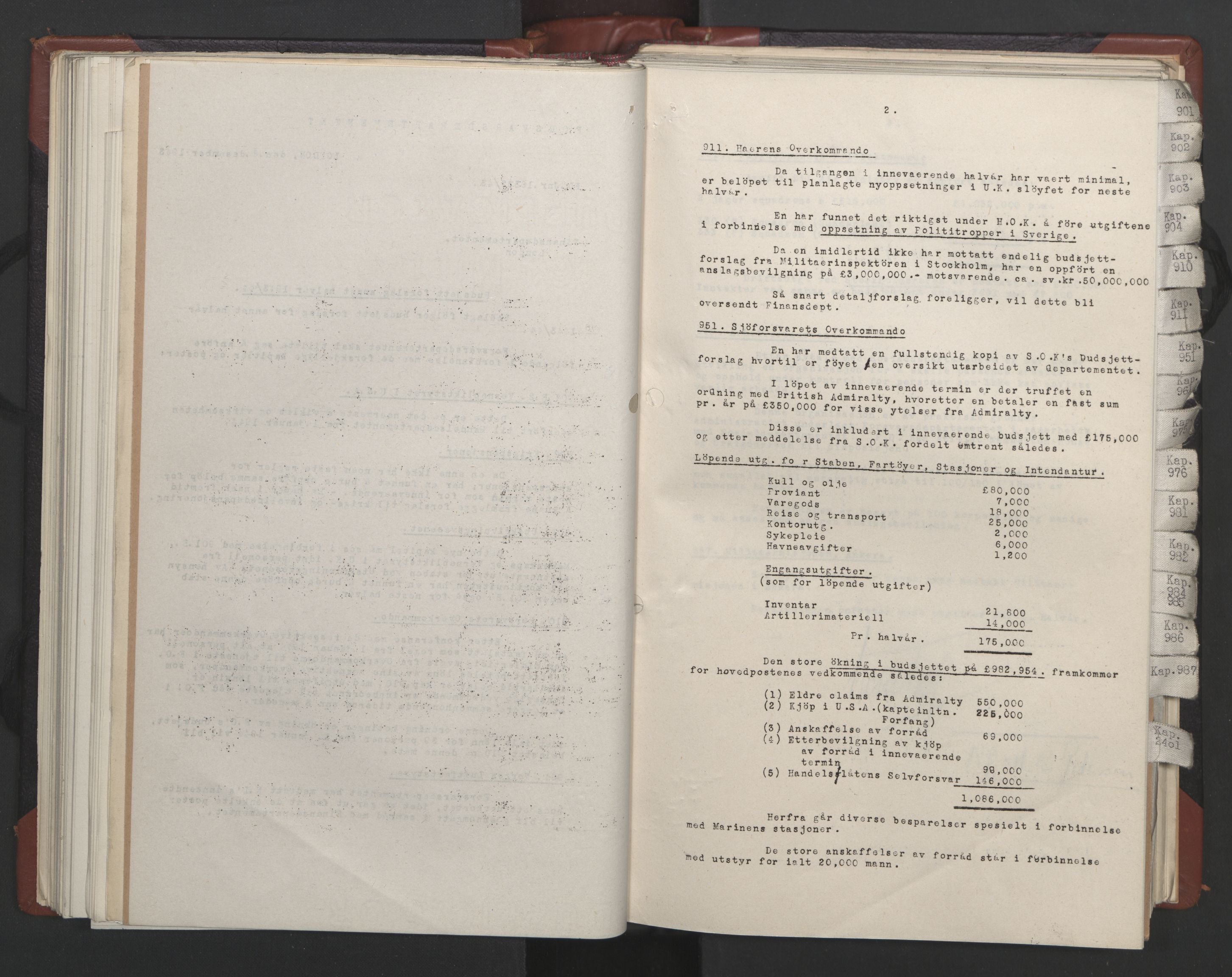 Statsrådssekretariatet, AV/RA-S-1001/A/Ac/L0124: Kgl. res. 14/1-30/6, 1944, p. 157