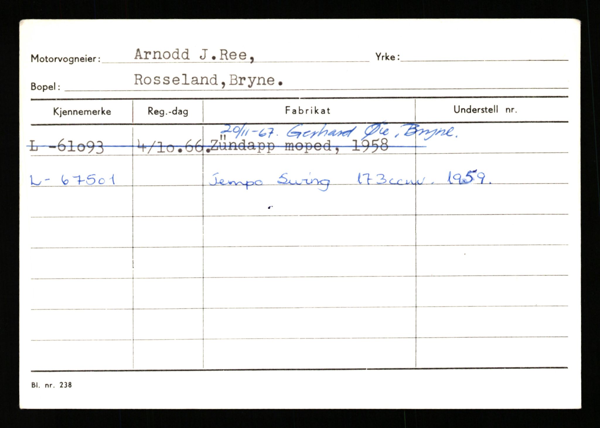 Stavanger trafikkstasjon, AV/SAST-A-101942/0/H/L0030: Polden - Retzius, 1930-1971, p. 1825