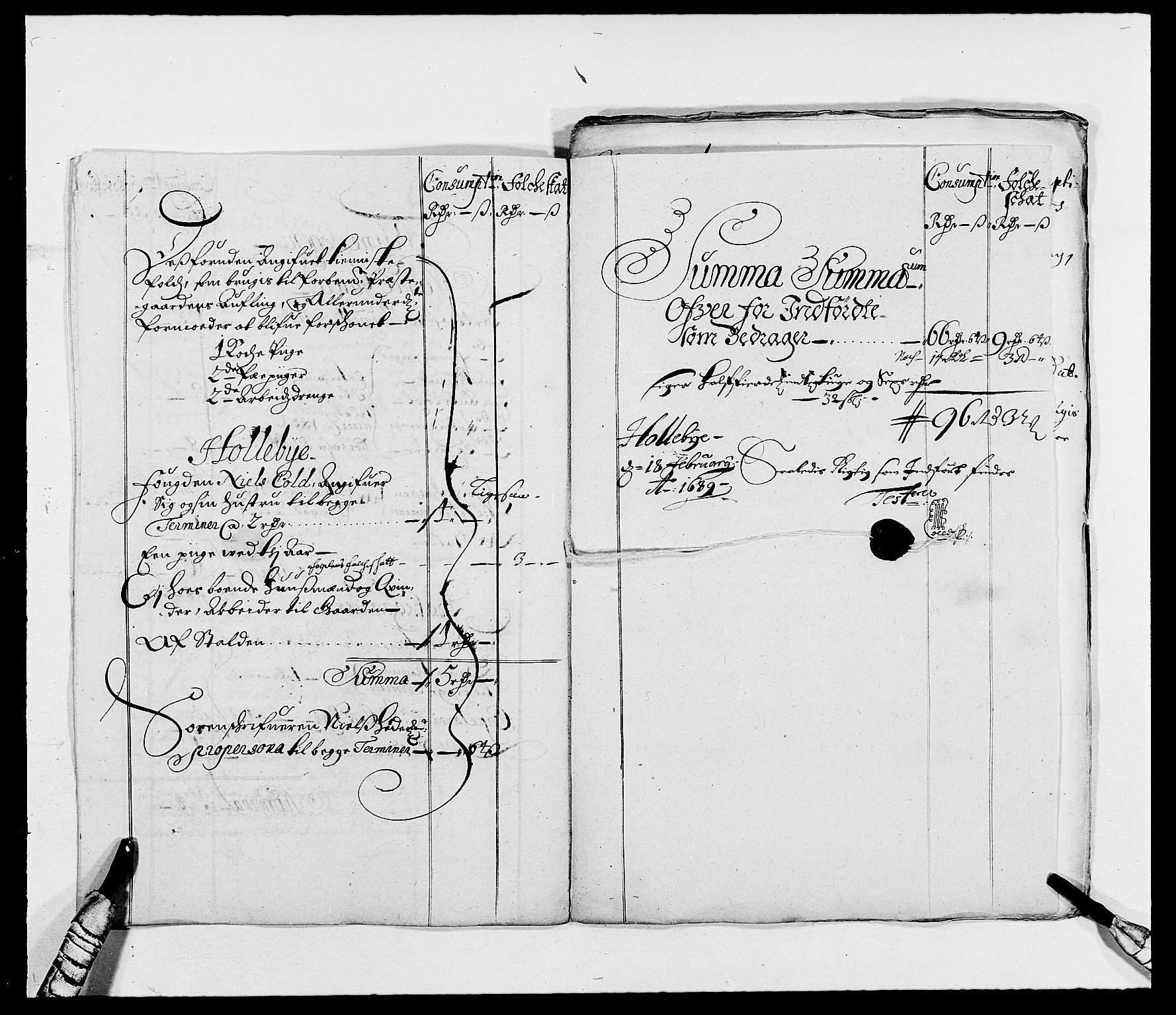 Rentekammeret inntil 1814, Reviderte regnskaper, Fogderegnskap, AV/RA-EA-4092/R03/L0117: Fogderegnskap Onsøy, Tune, Veme og Åbygge fogderi, 1684-1689, p. 257