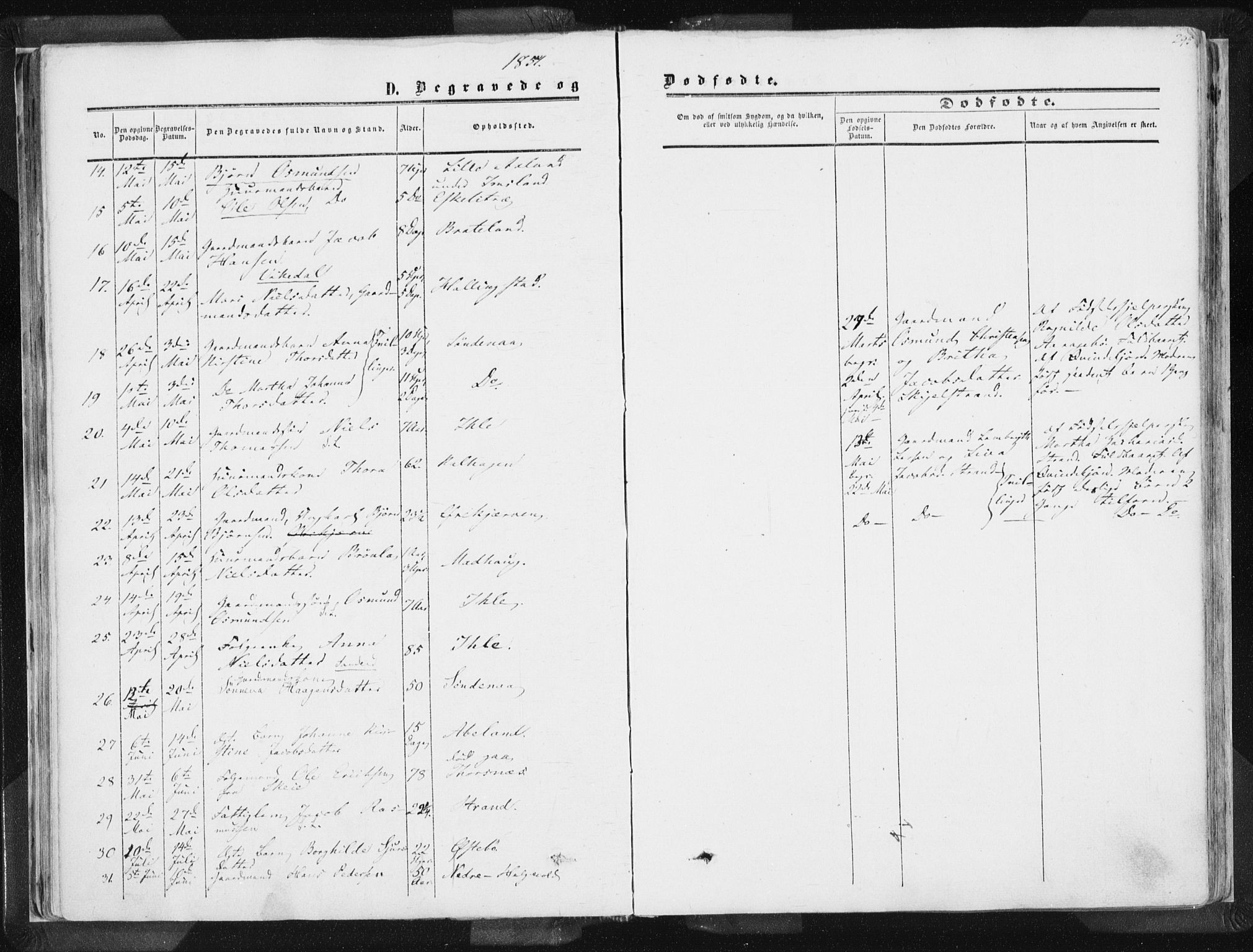 Vikedal sokneprestkontor, SAST/A-101840/01/IV: Parish register (official) no. A 6.2, 1851-1867, p. 295