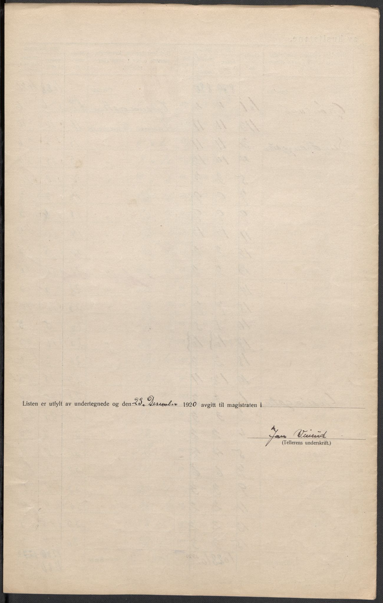 SAKO, 1920 census for Drammen, 1920, p. 54