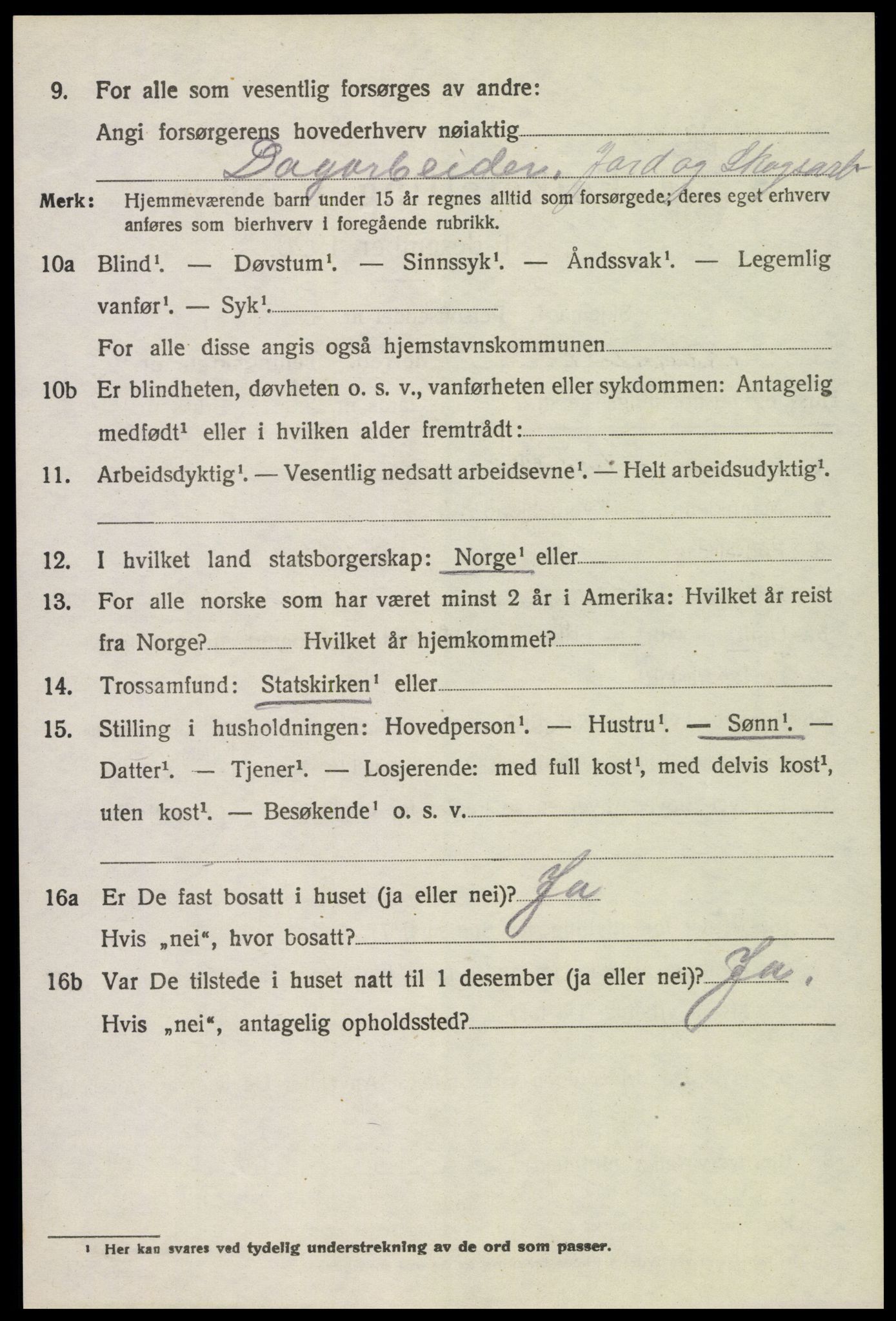 SAH, 1920 census for Ringsaker, 1920, p. 20857