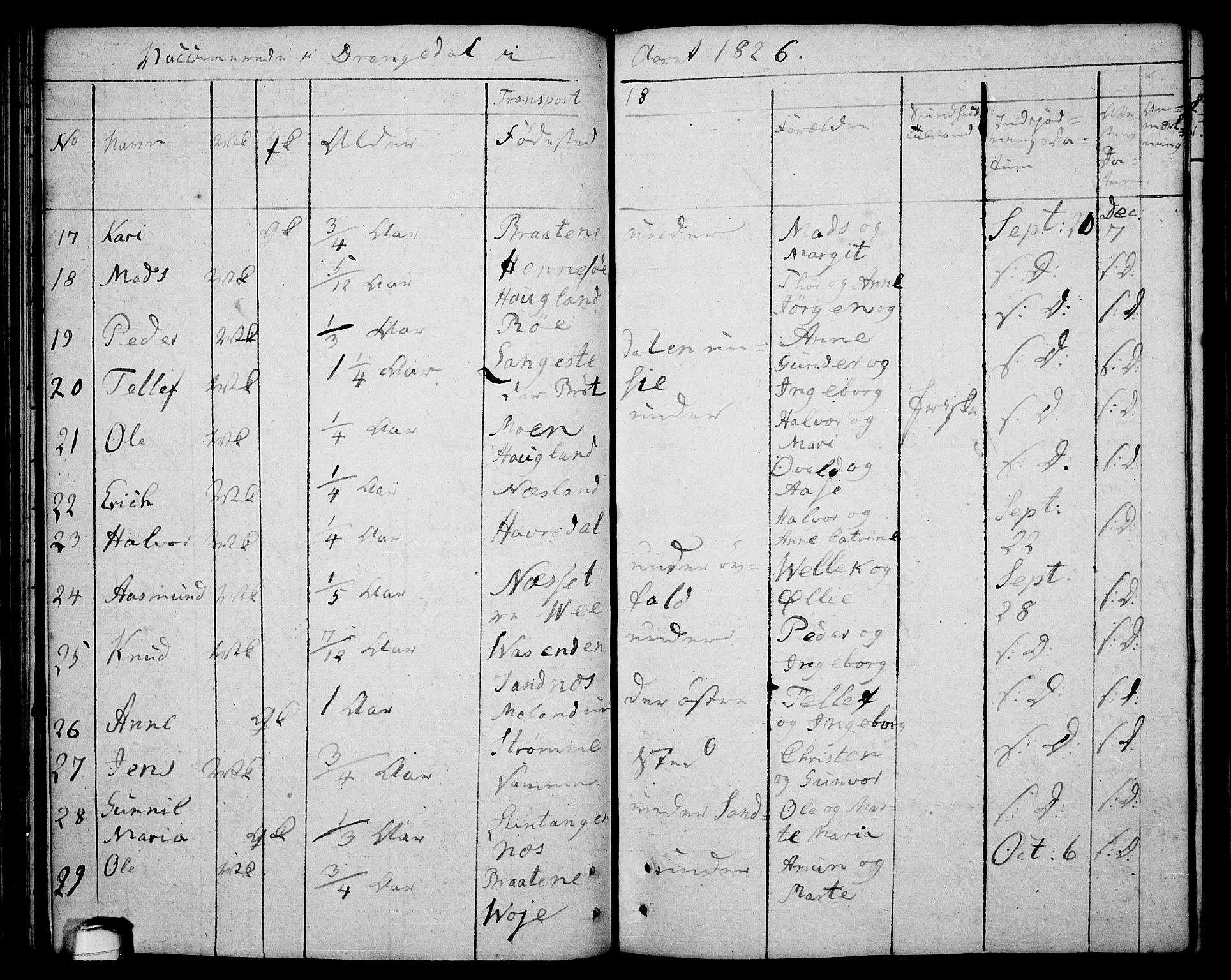 Drangedal kirkebøker, AV/SAKO-A-258/F/Fa/L0004: Parish register (official) no. 4, 1802-1814