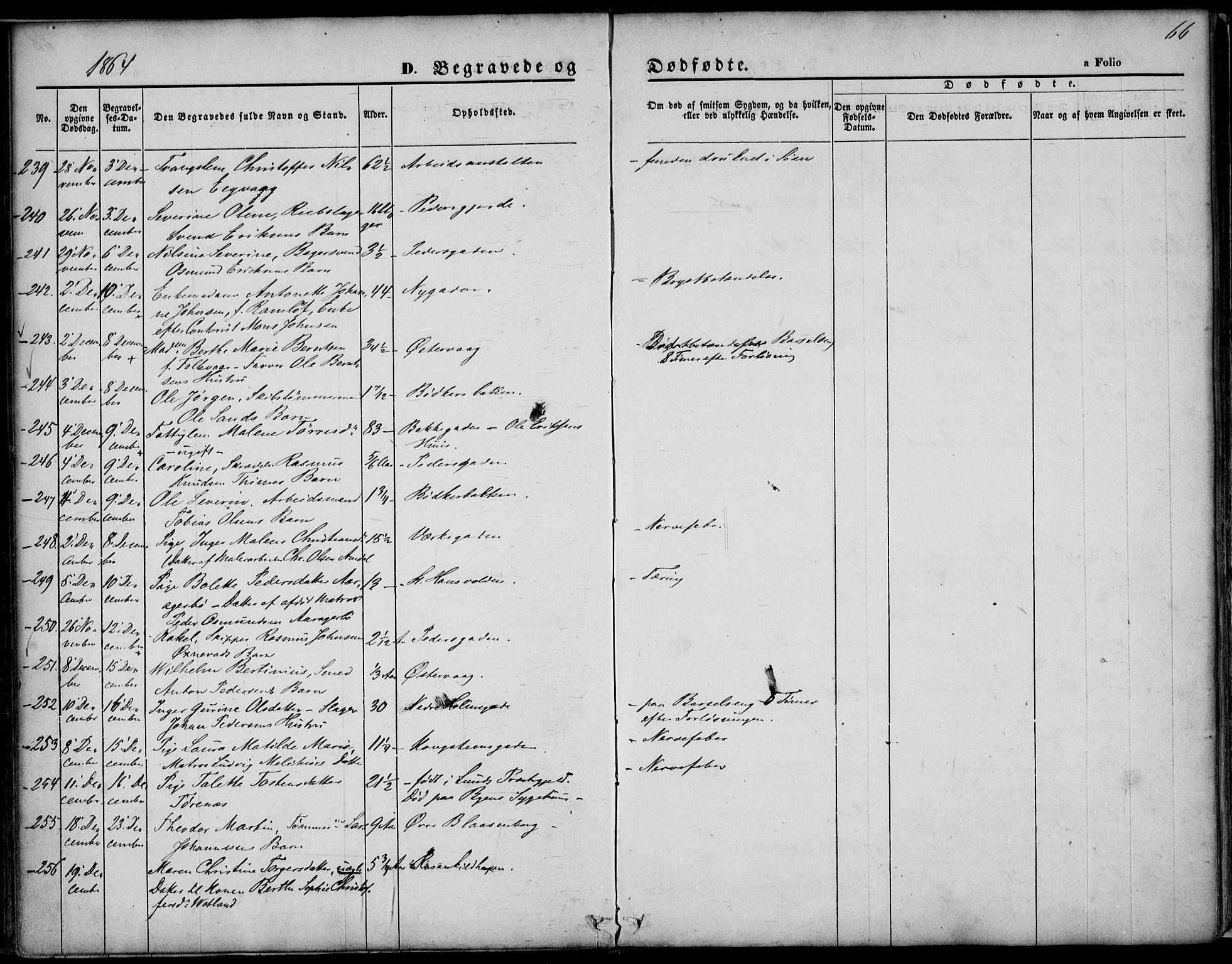 St. Petri sokneprestkontor, SAST/A-101813/001/30/30BA/L0003: Parish register (official) no. A 3, 1861-1872, p. 66