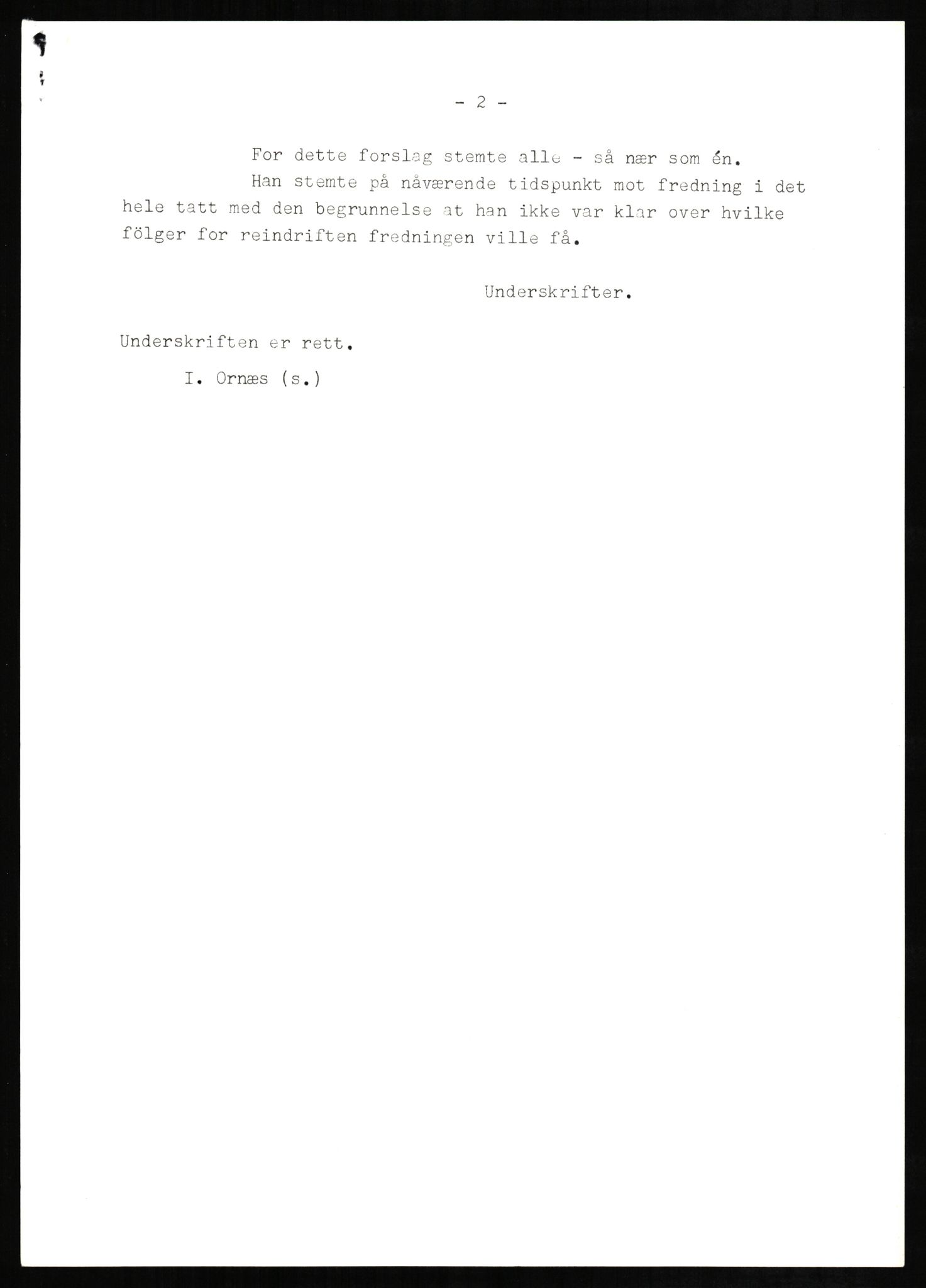 Statens naturverninspektør, AV/RA-S-2464/D/L0080: Nasjonalparker: Gressåmoen og Børgefjell, 1957-1982, p. 77