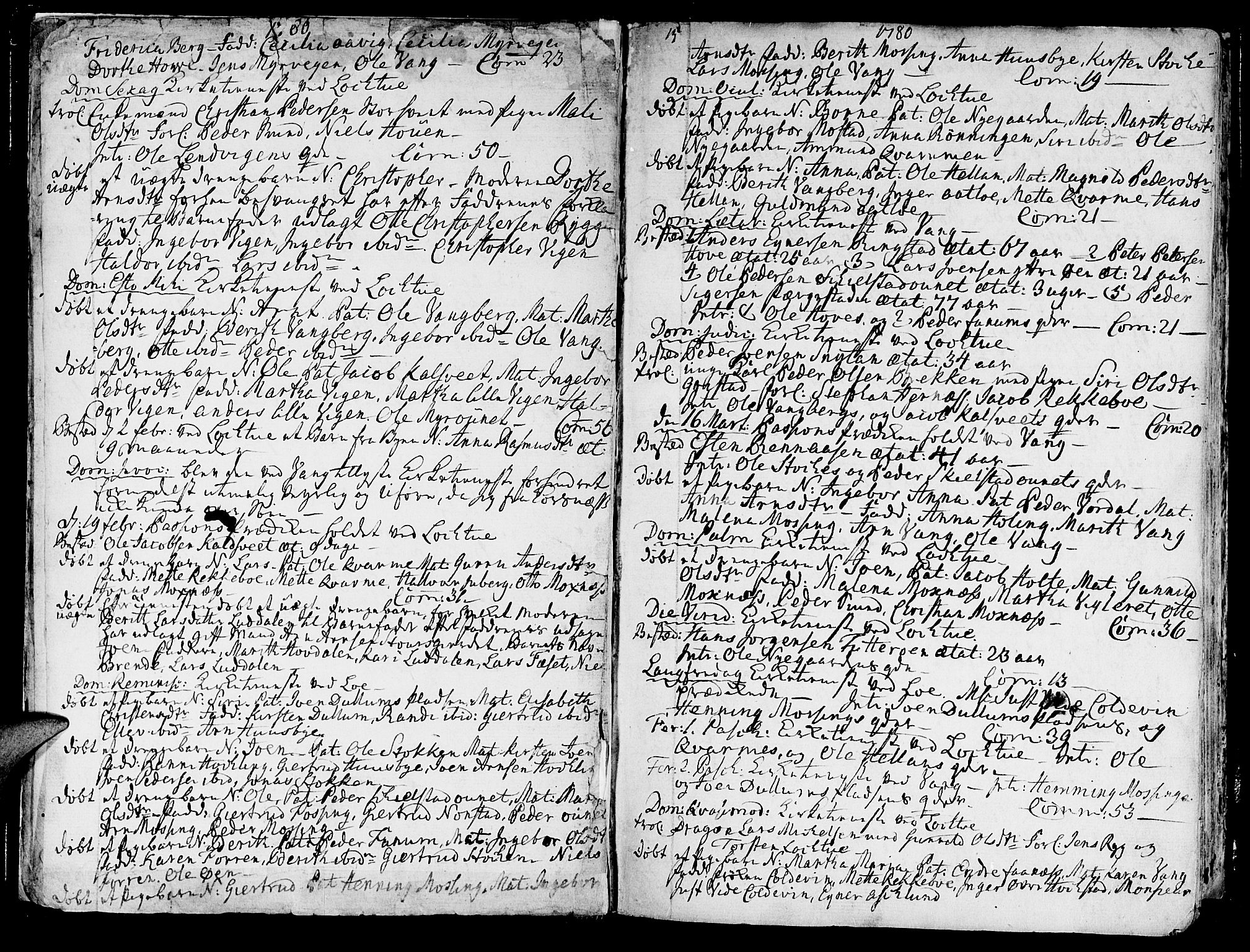 Ministerialprotokoller, klokkerbøker og fødselsregistre - Nord-Trøndelag, SAT/A-1458/713/L0110: Parish register (official) no. 713A02, 1778-1811, p. 14-15